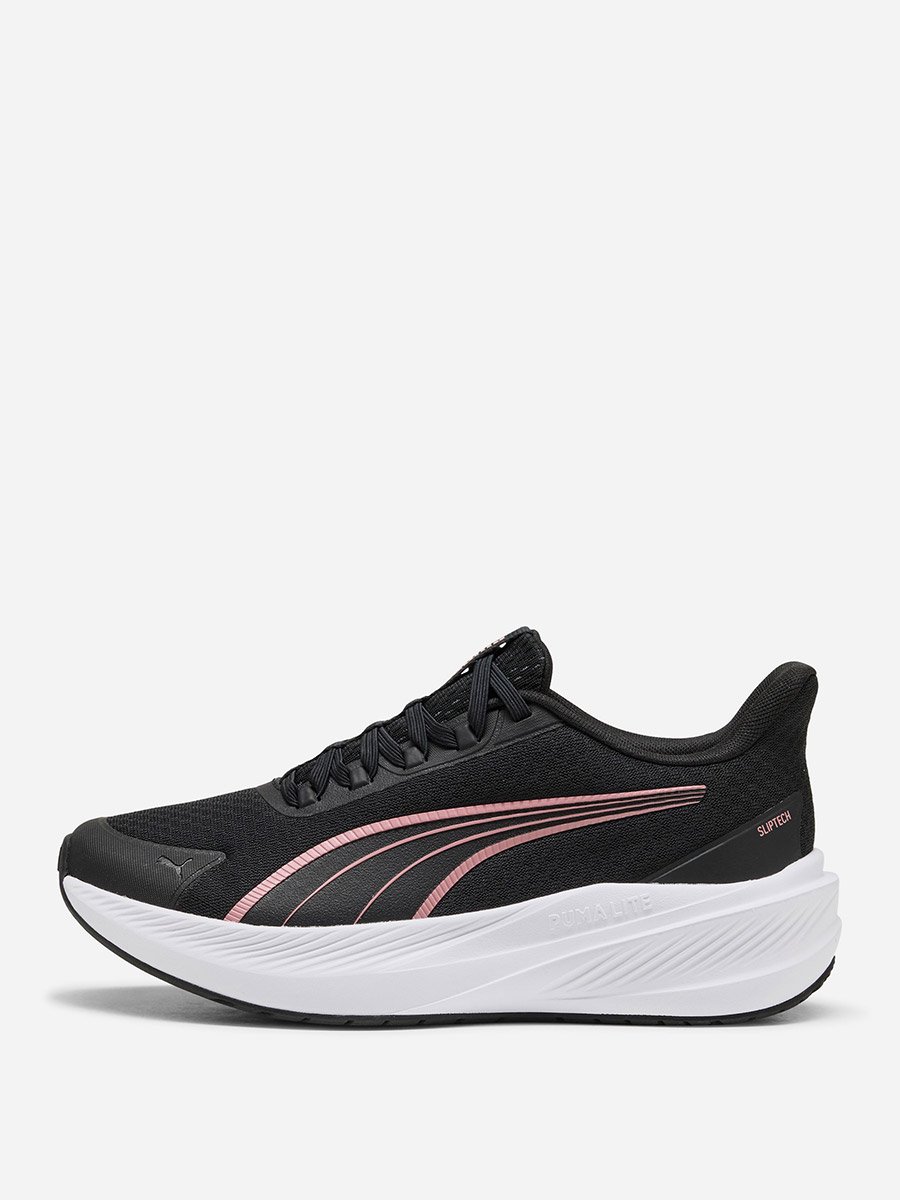 Black Dasher Lite Sliptech Running Shoes