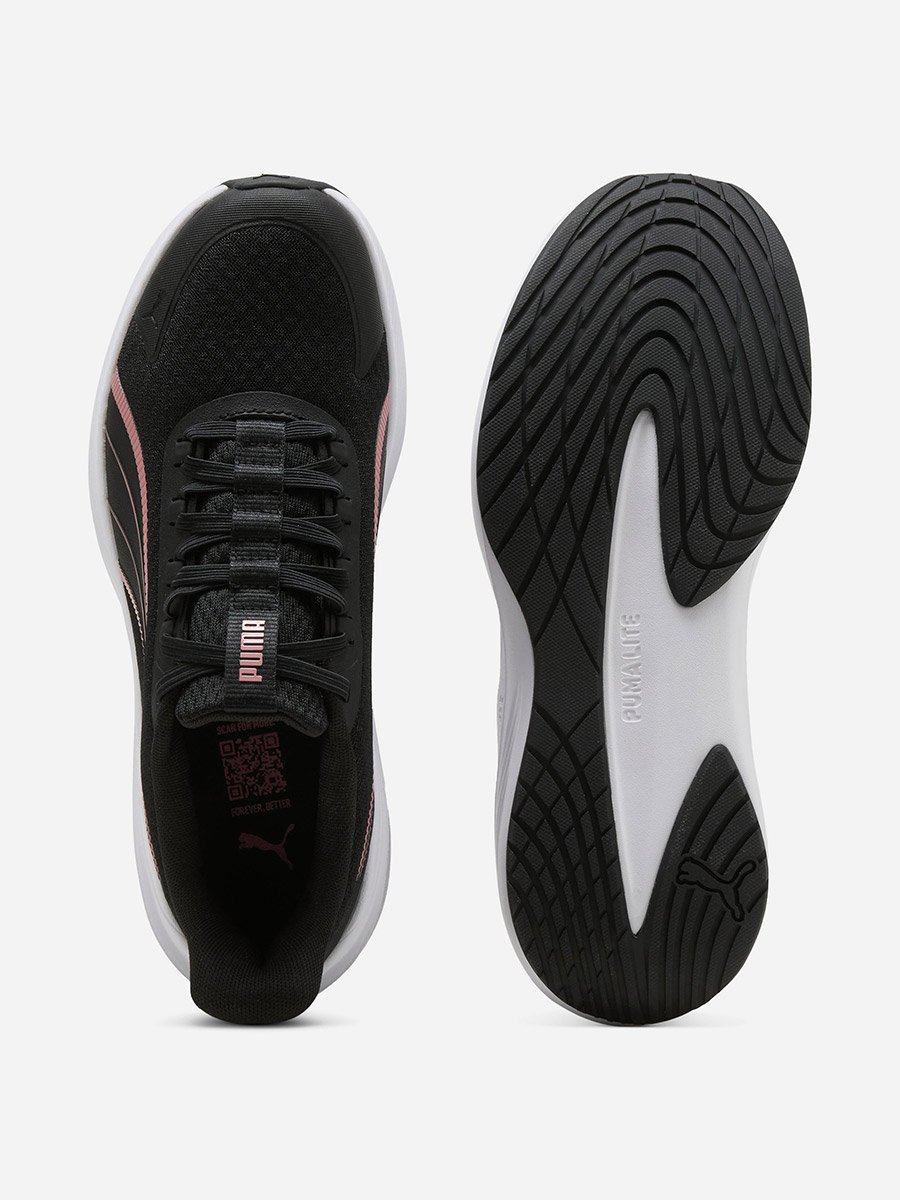 Black Dasher Lite Sliptech Running Shoes