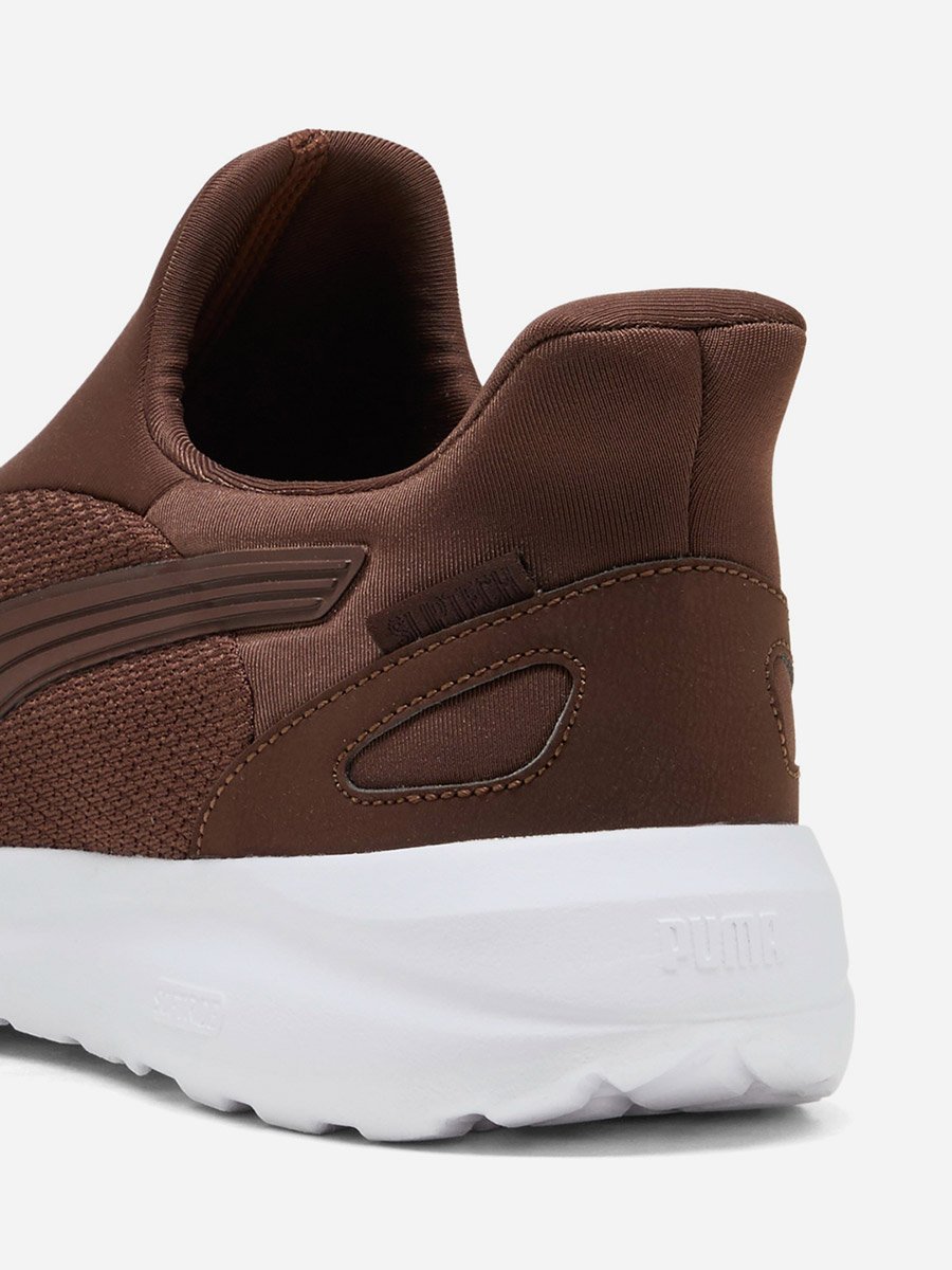 Brown Softride Cosmic Sliptech Sneakers