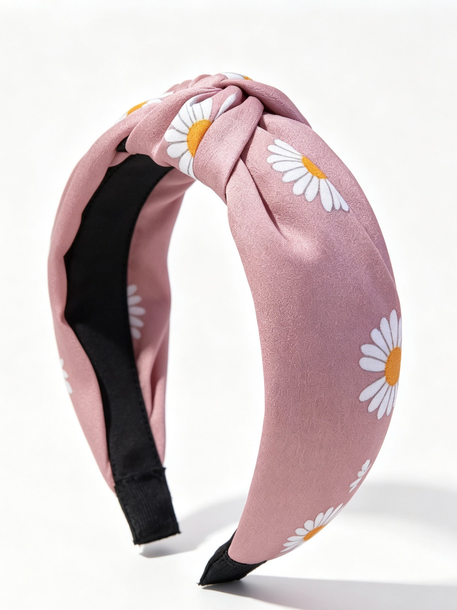 Purple Daisy Knot Headband