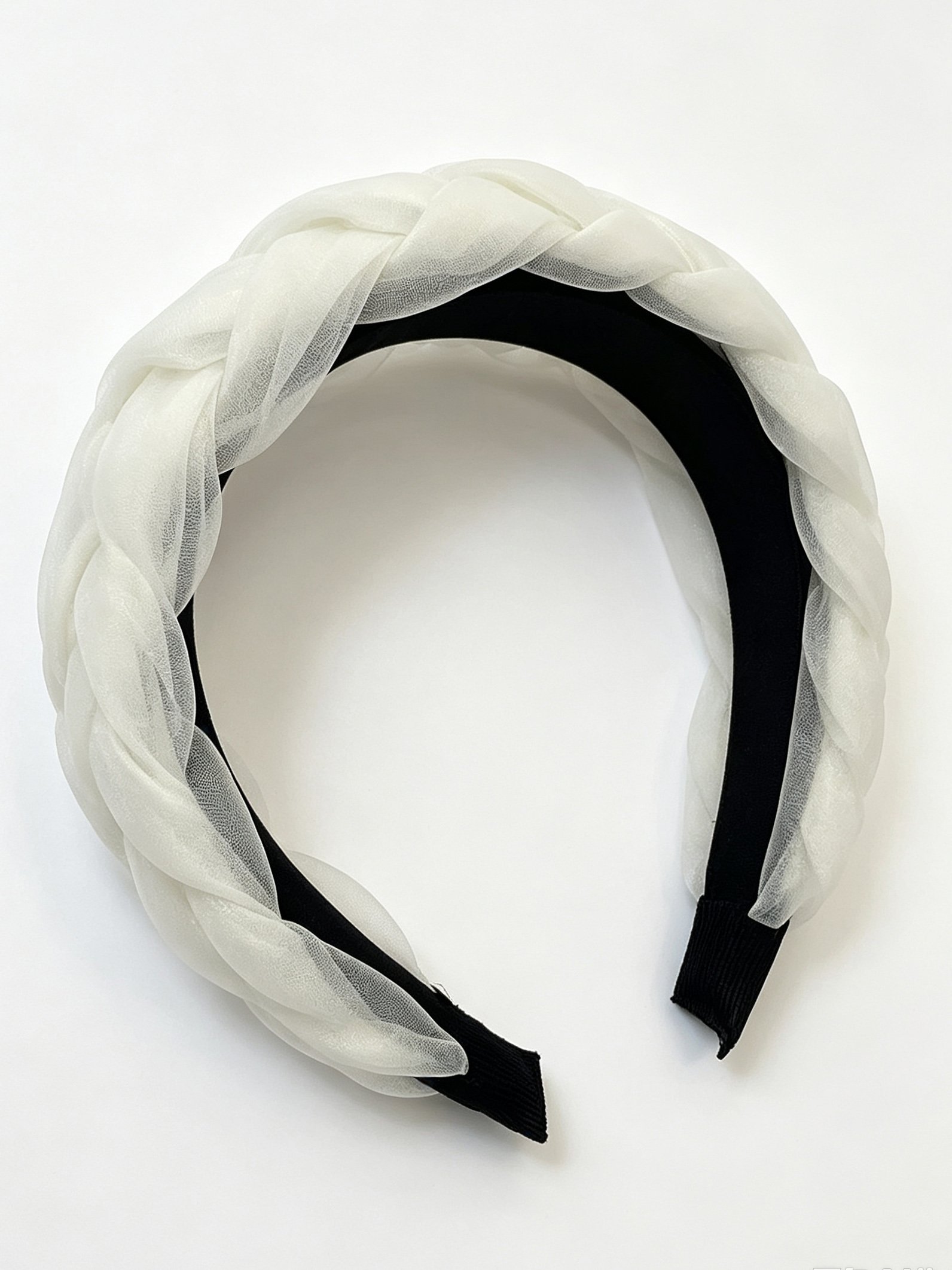 Beige Braided Headband