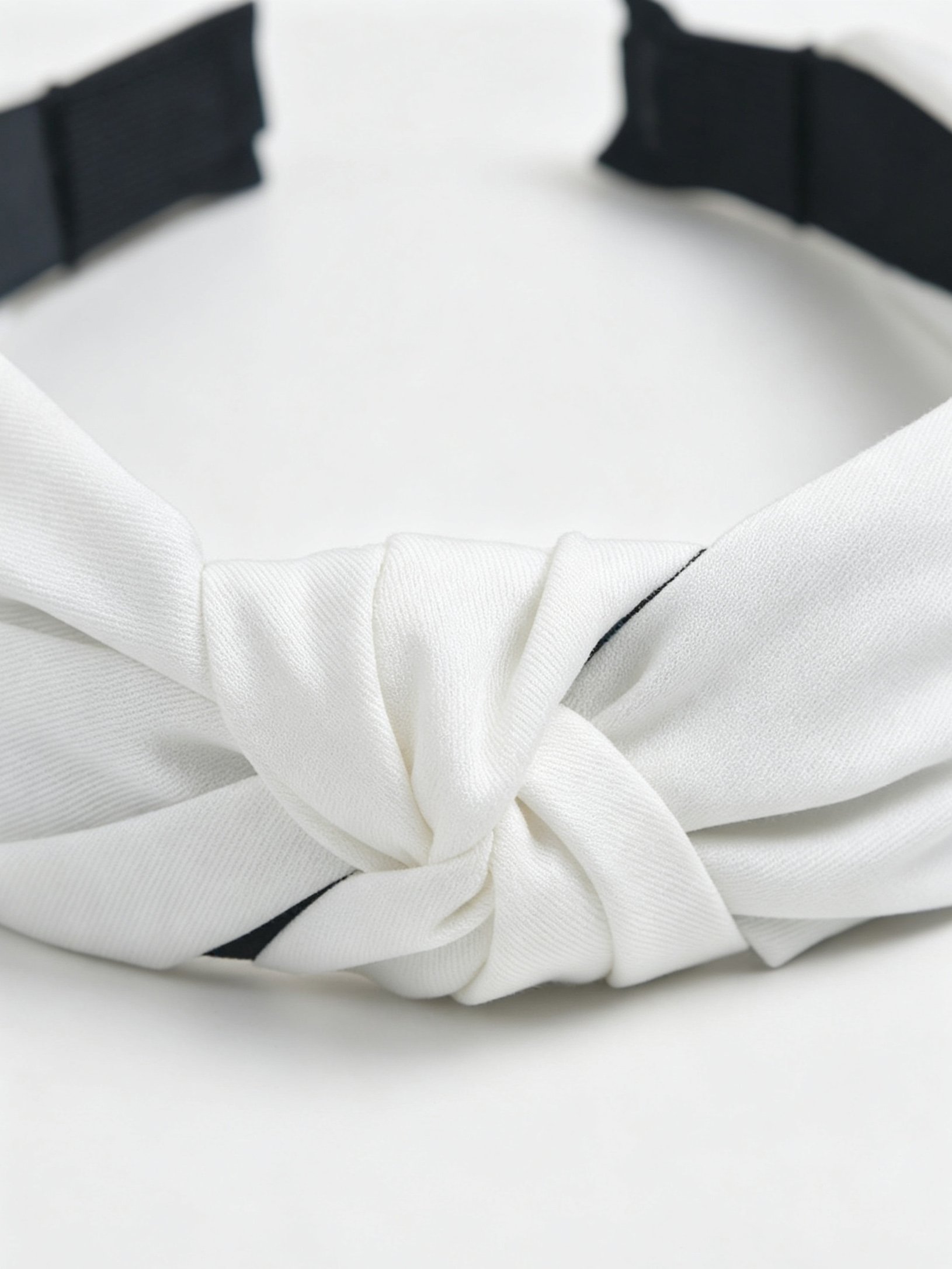 White Knot Headband