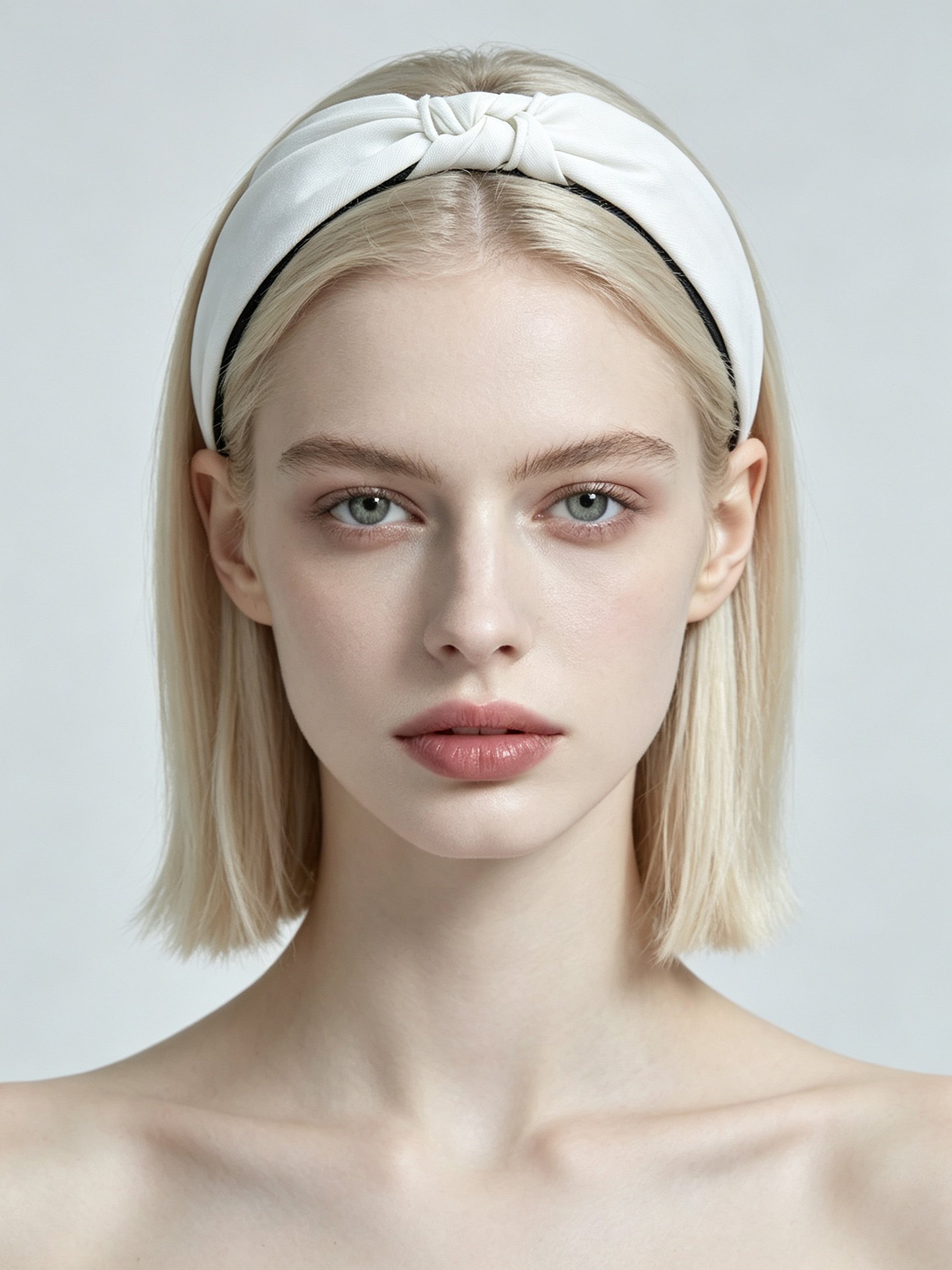 White Knot Headband