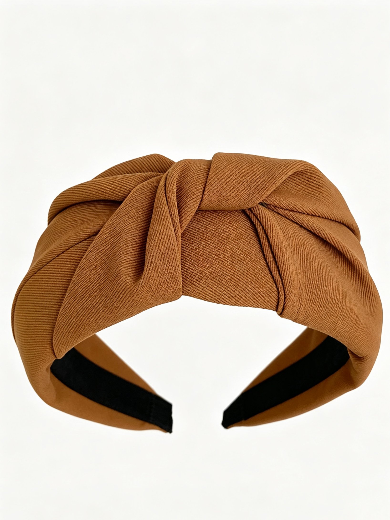 Coffee Brown Knotted Headband