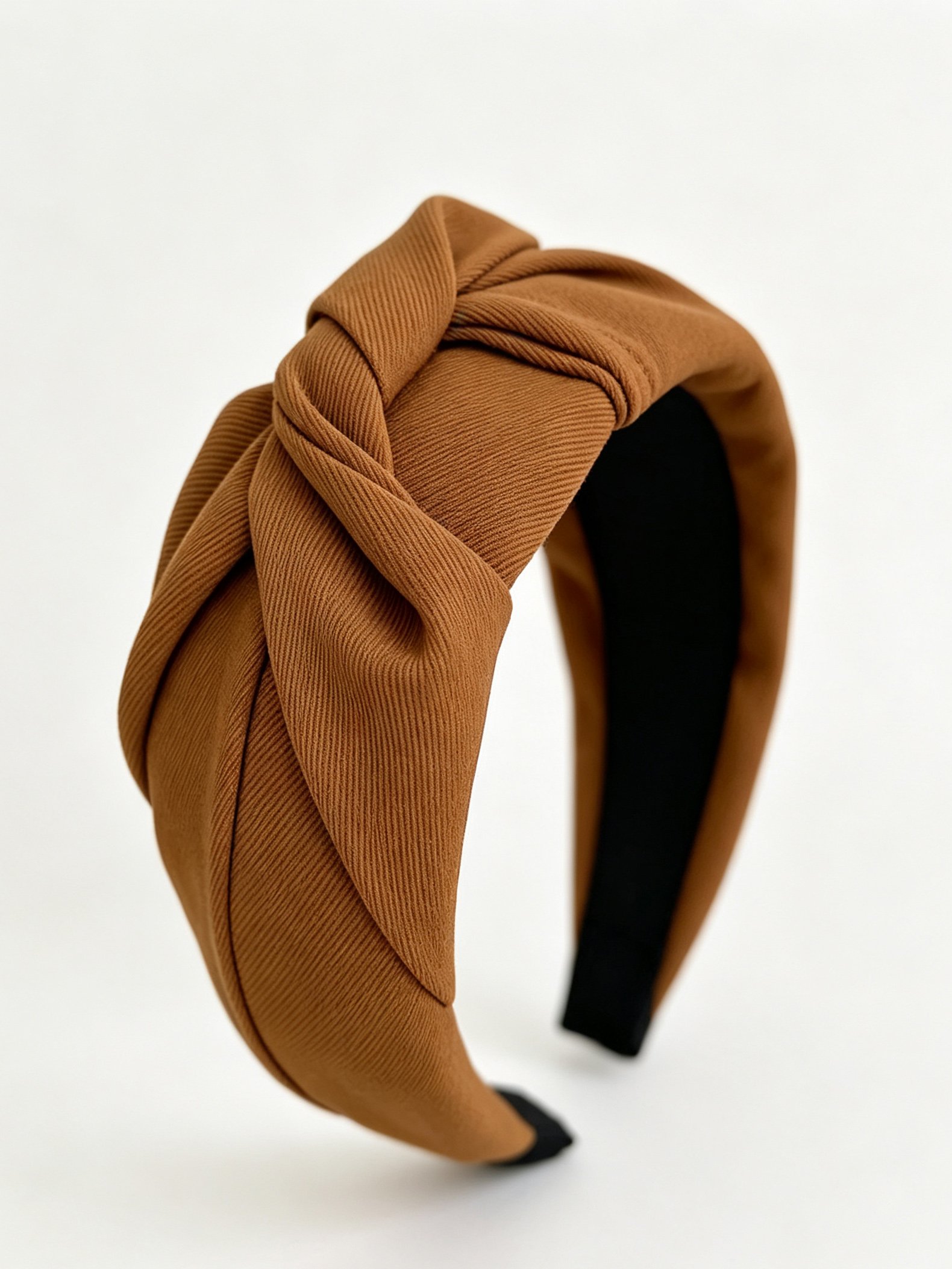 Coffee Brown Knotted Headband