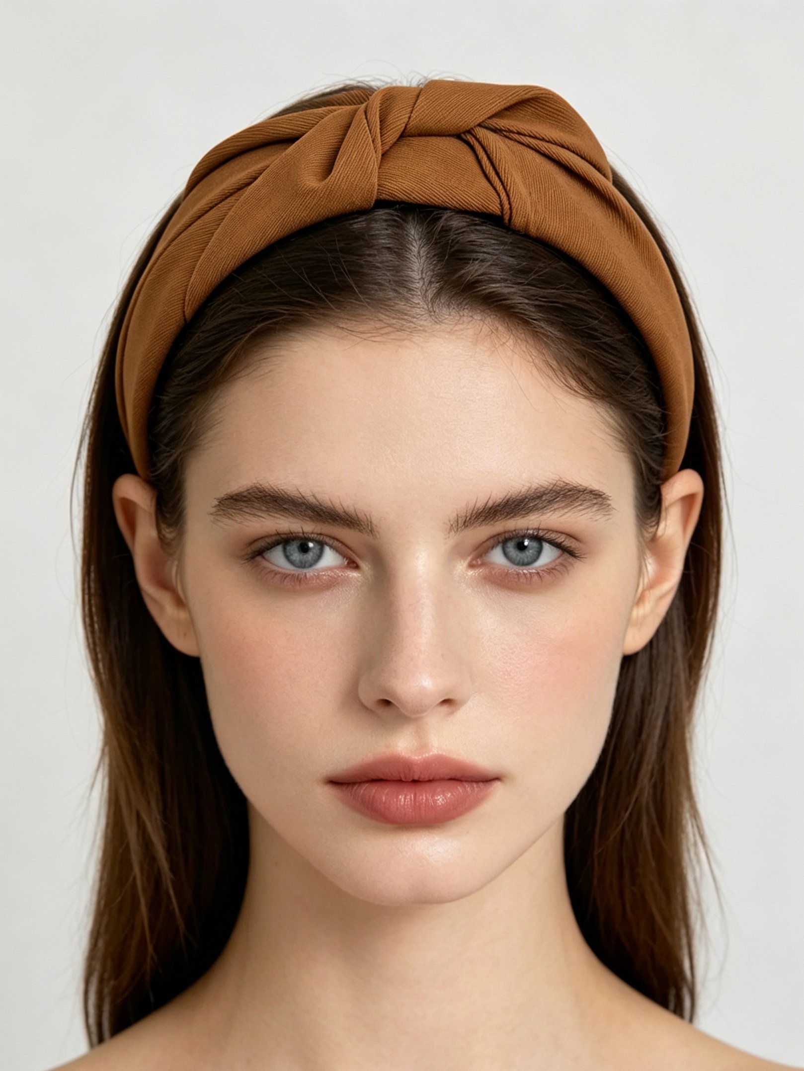 Coffee Brown Knotted Headband