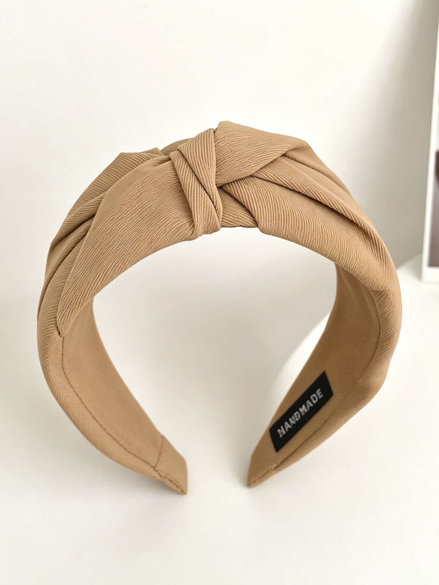 Khaki Knotted Headband