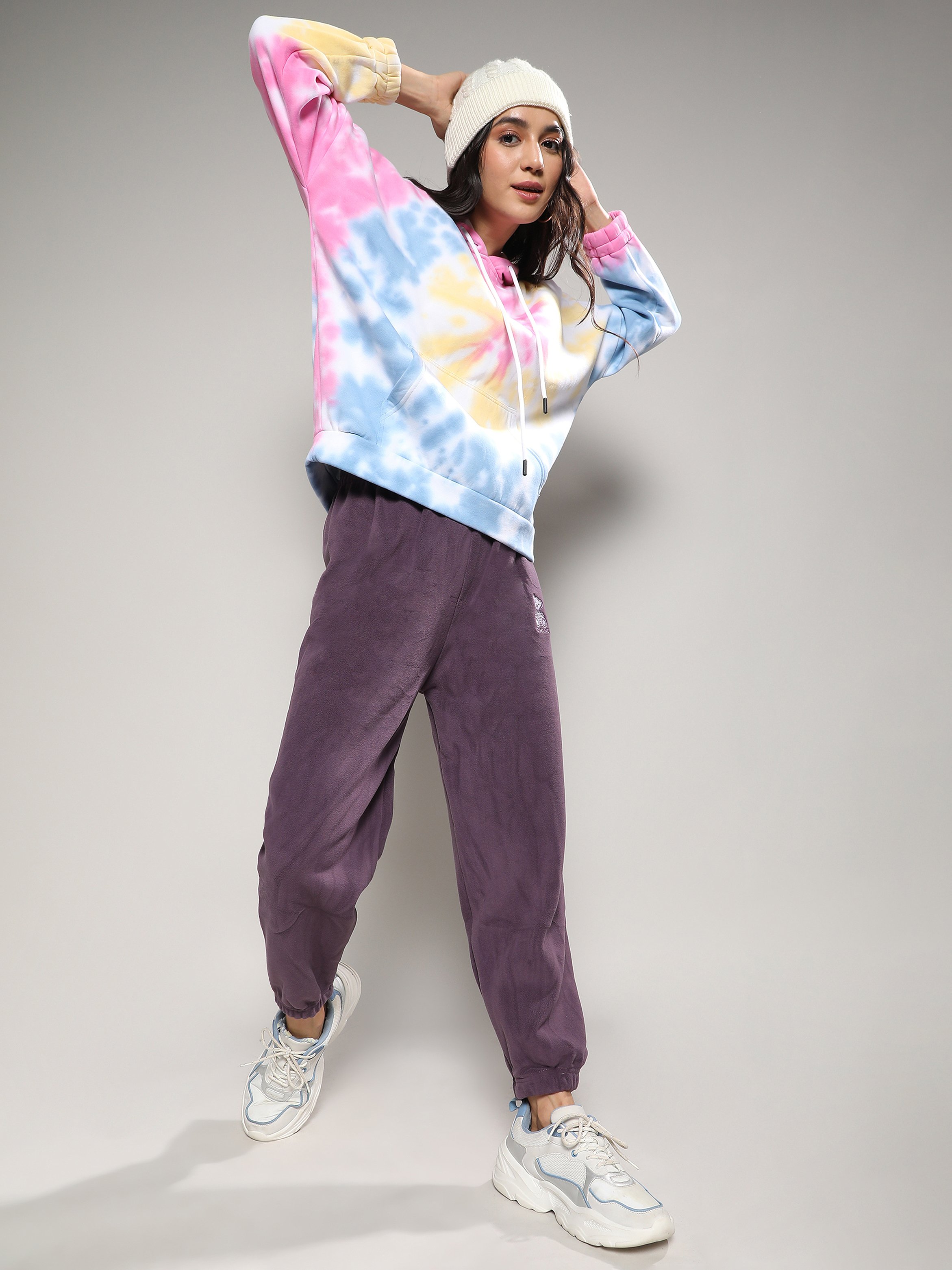 Multi Tie-Dye Regular Fit Hoodie