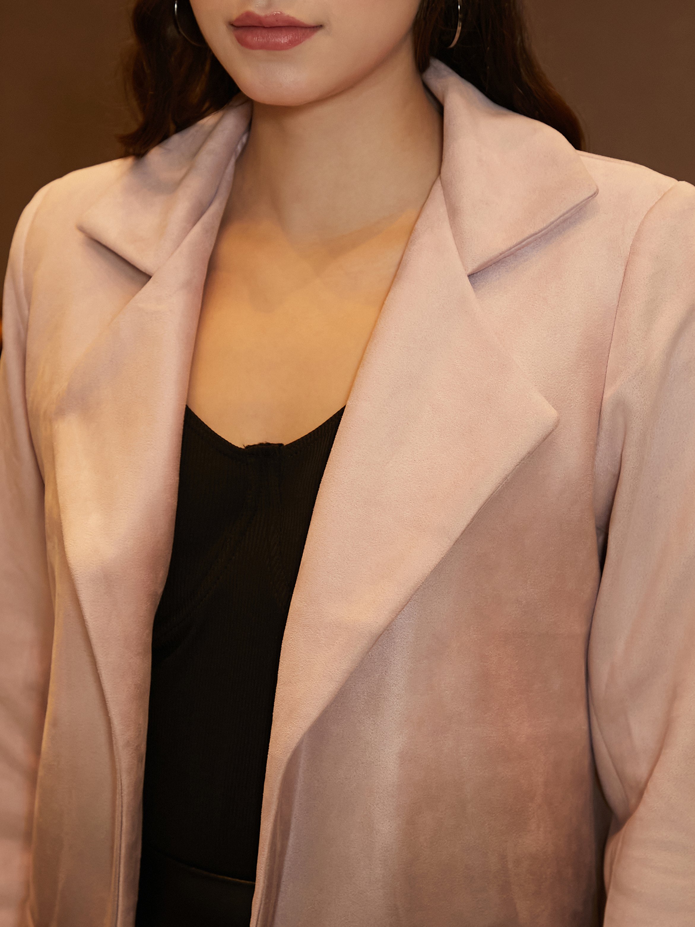 Ombre Blush Longline Coat
