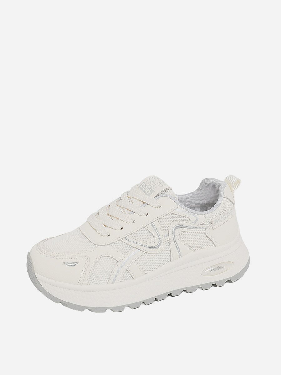 Women Beige Casual Sneakers
