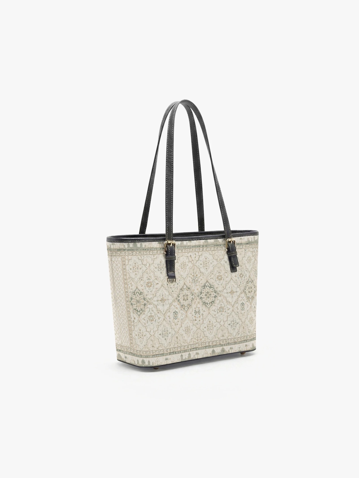 Ornate Print Large Capacity Shoulder Bag