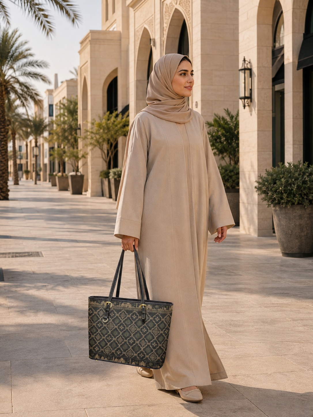 All Over Print Tote Shoulder Bag