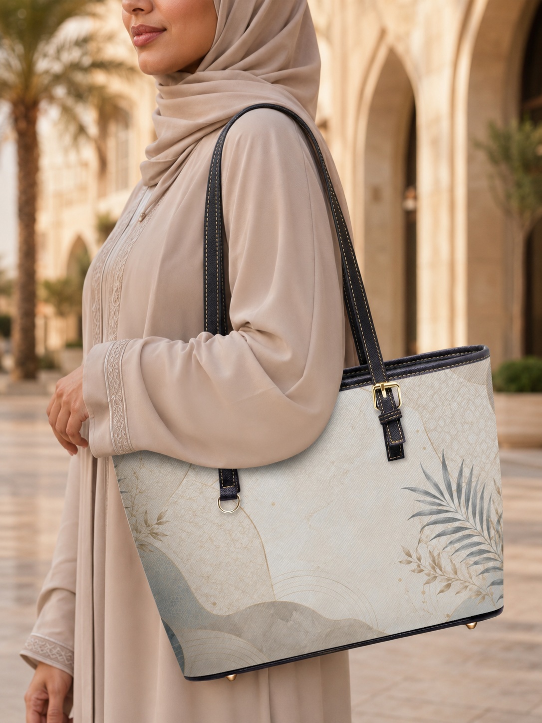 Floral Print Shoulder Bag
