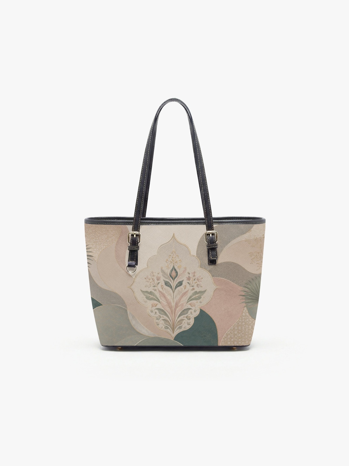 Floral Print Large Capacity Shoulder Bag