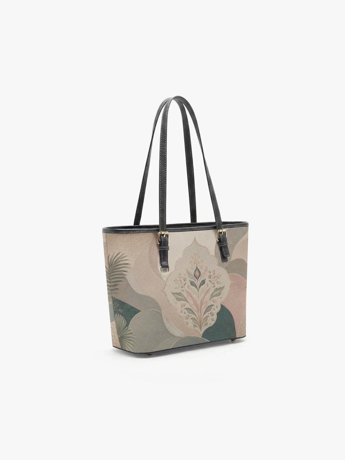 Floral Print Large Capacity Shoulder Bag