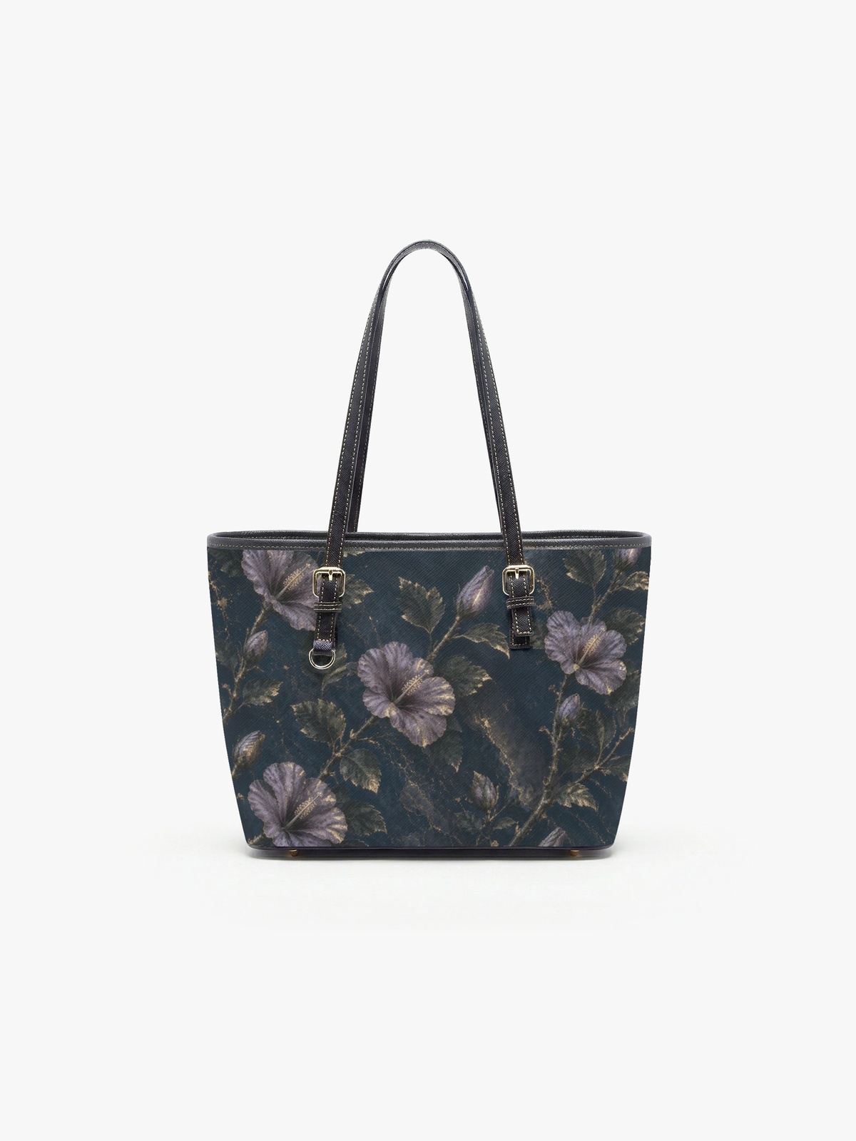 Floral Print Tote Shoulder Bag