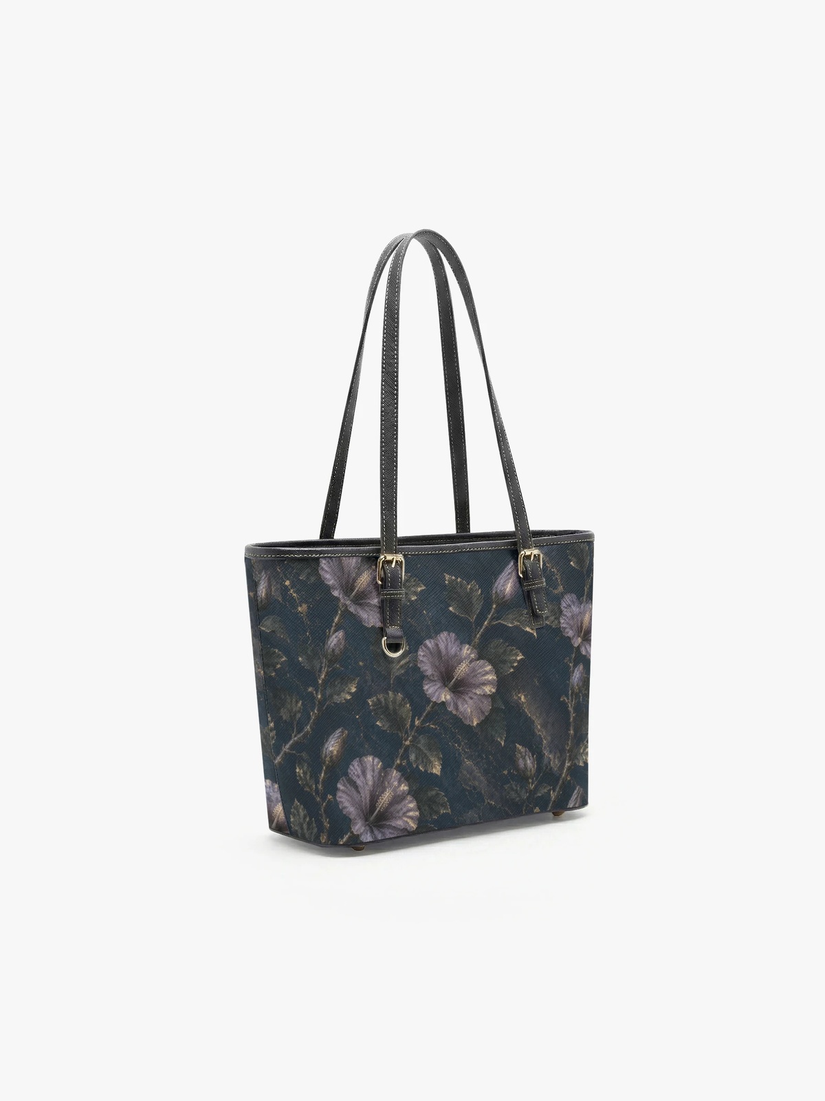 Floral Print Tote Shoulder Bag