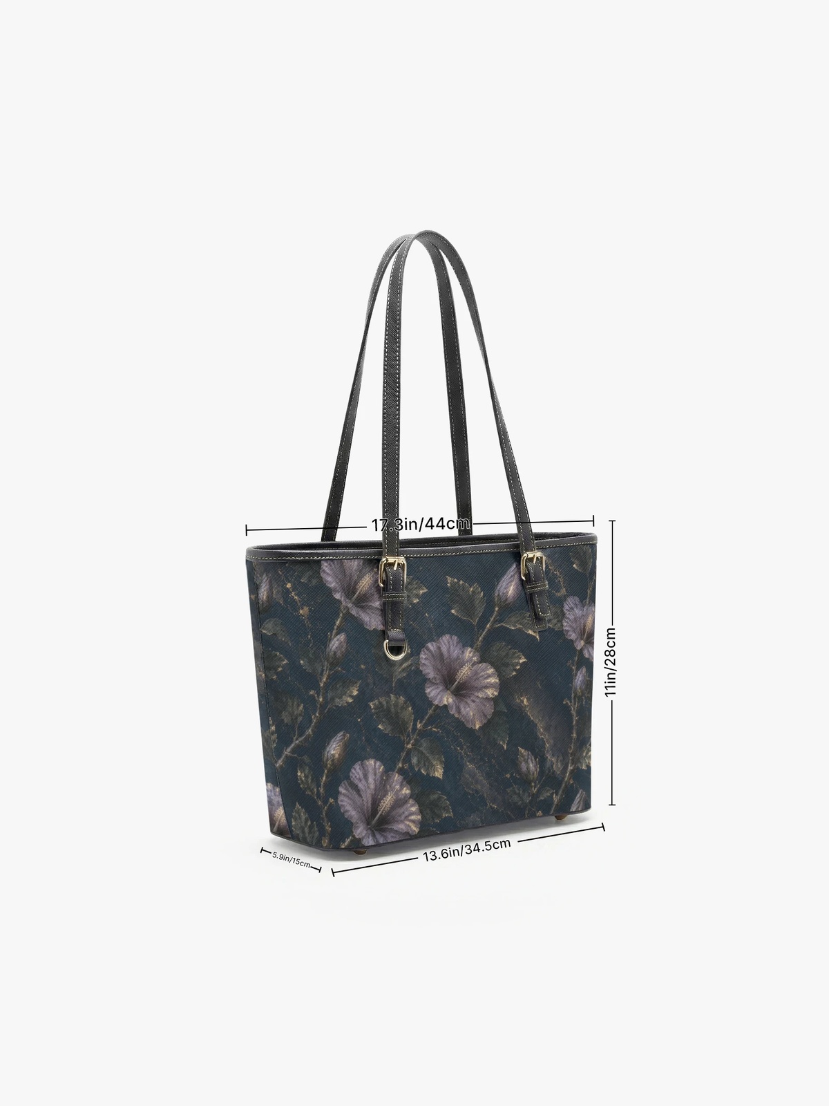 Floral Print Tote Shoulder Bag
