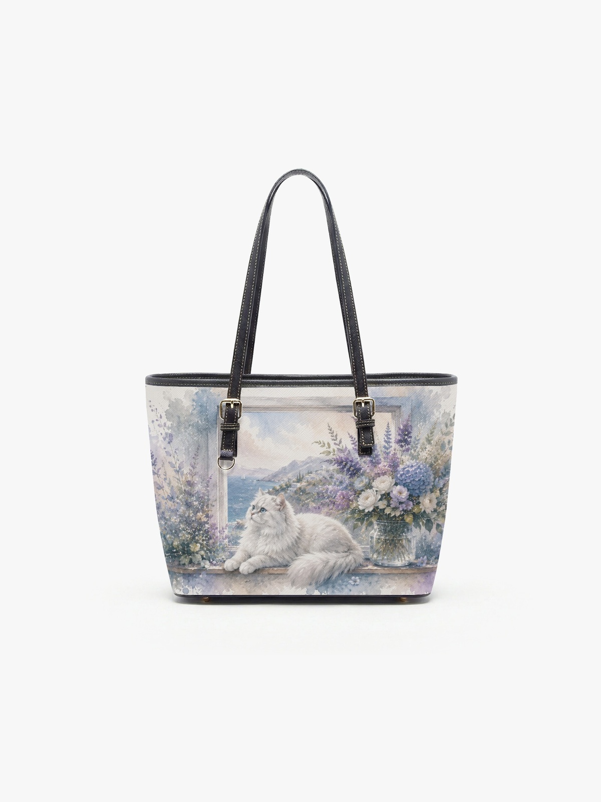 Floral Print Large Capacity Shoulder Bag