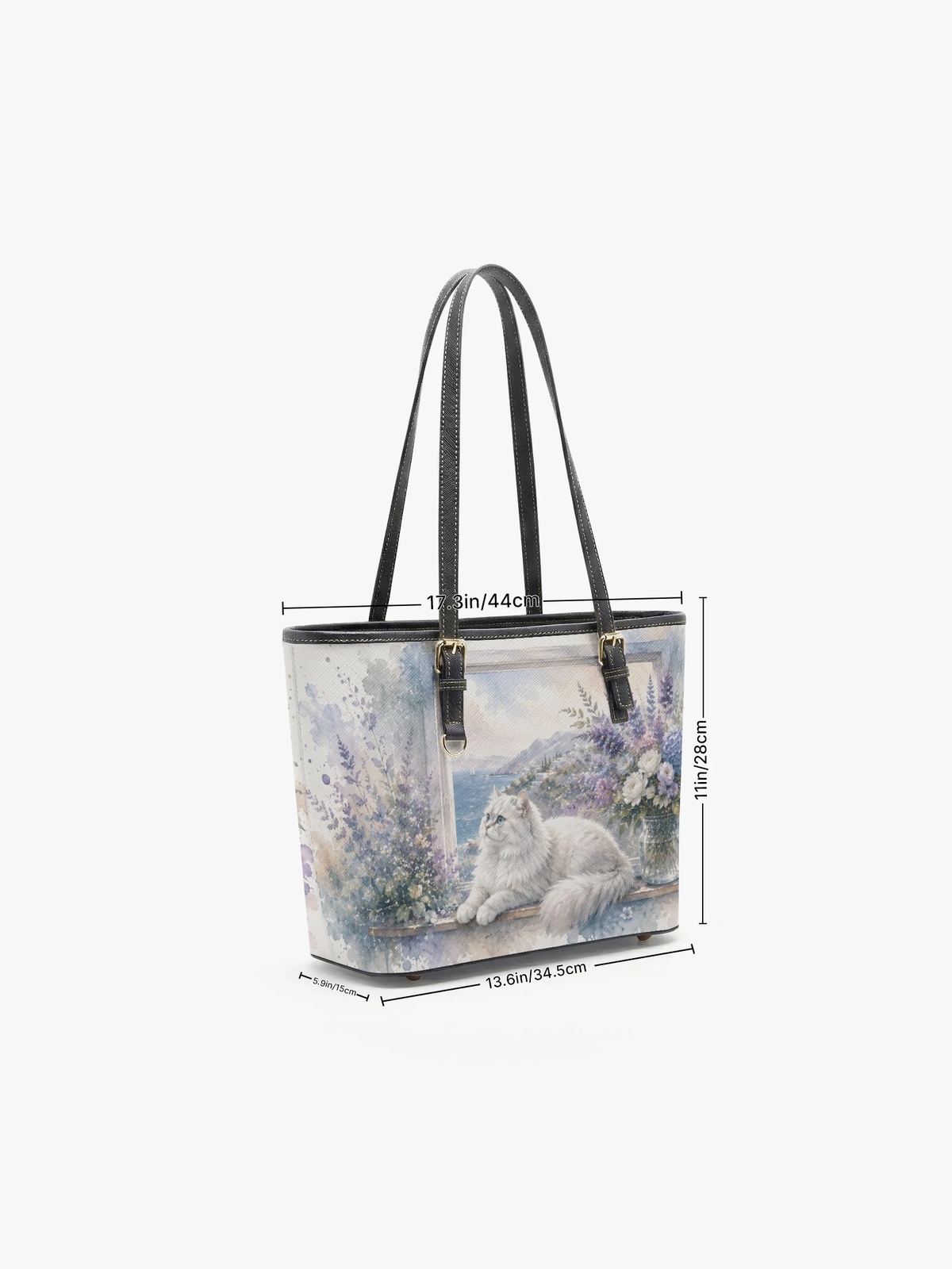 Floral Print Large Capacity Shoulder Bag