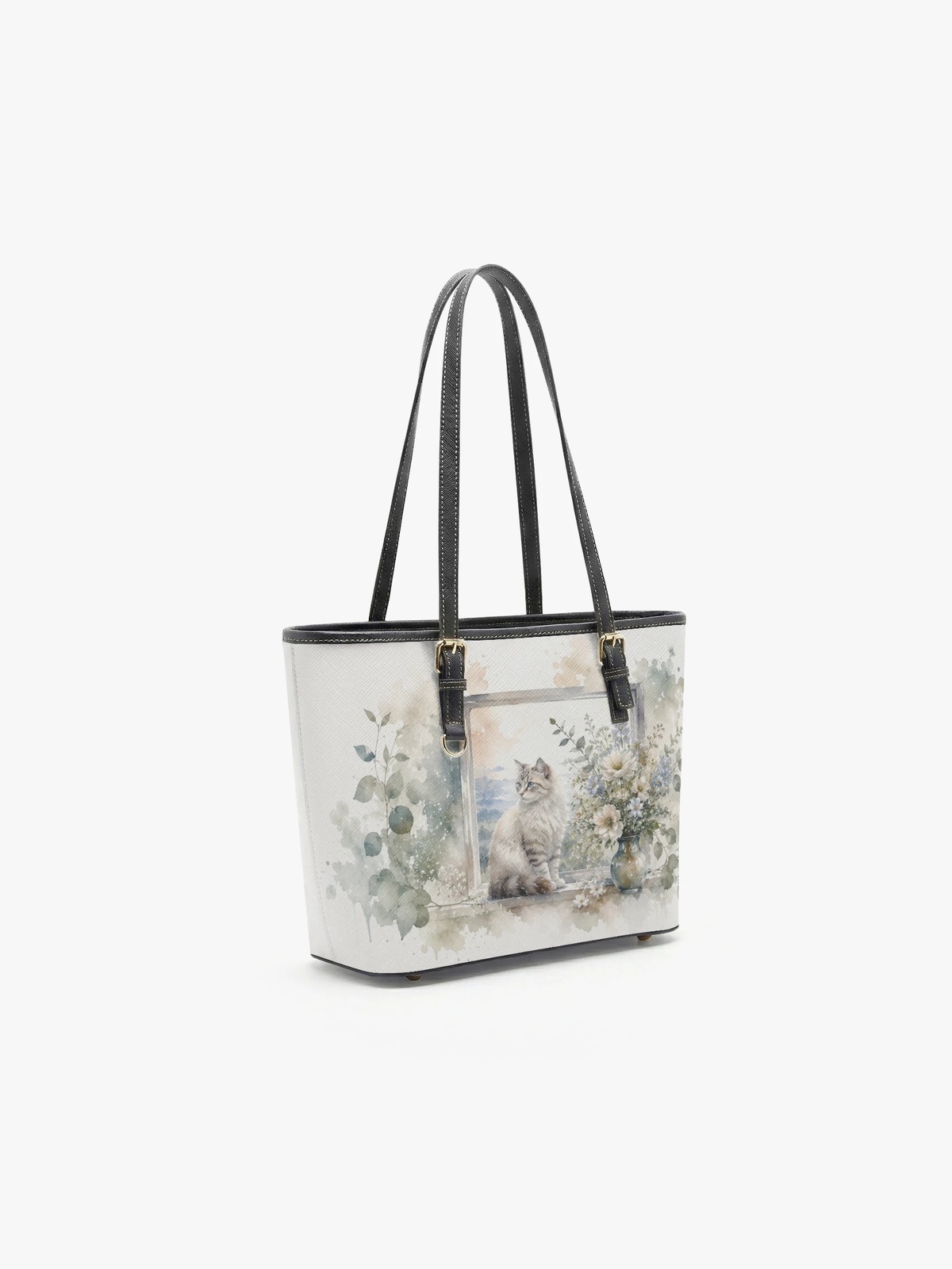 Floral Print Large Capacity Shoulder Bag