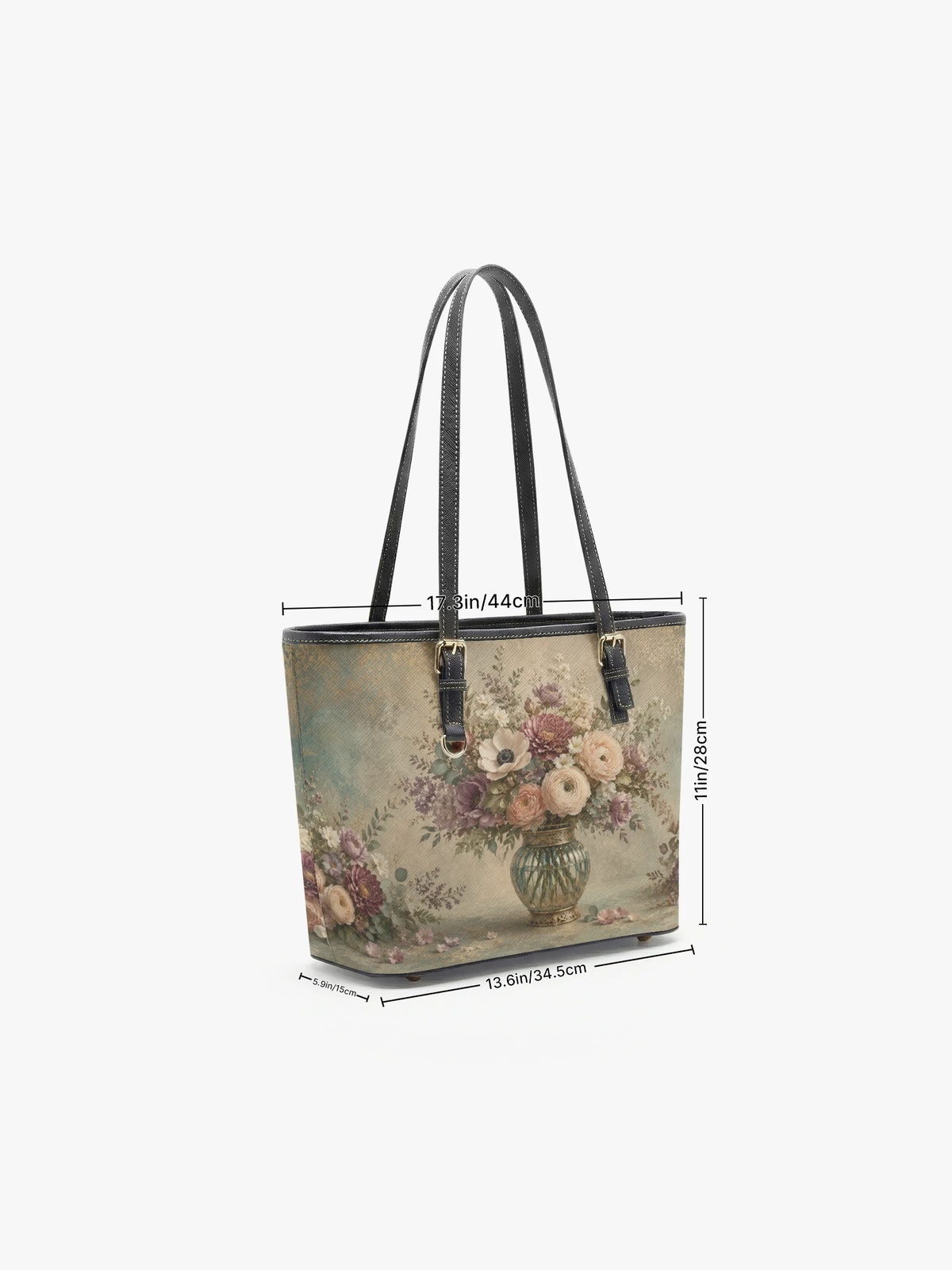 Floral Print Shoulder Bag