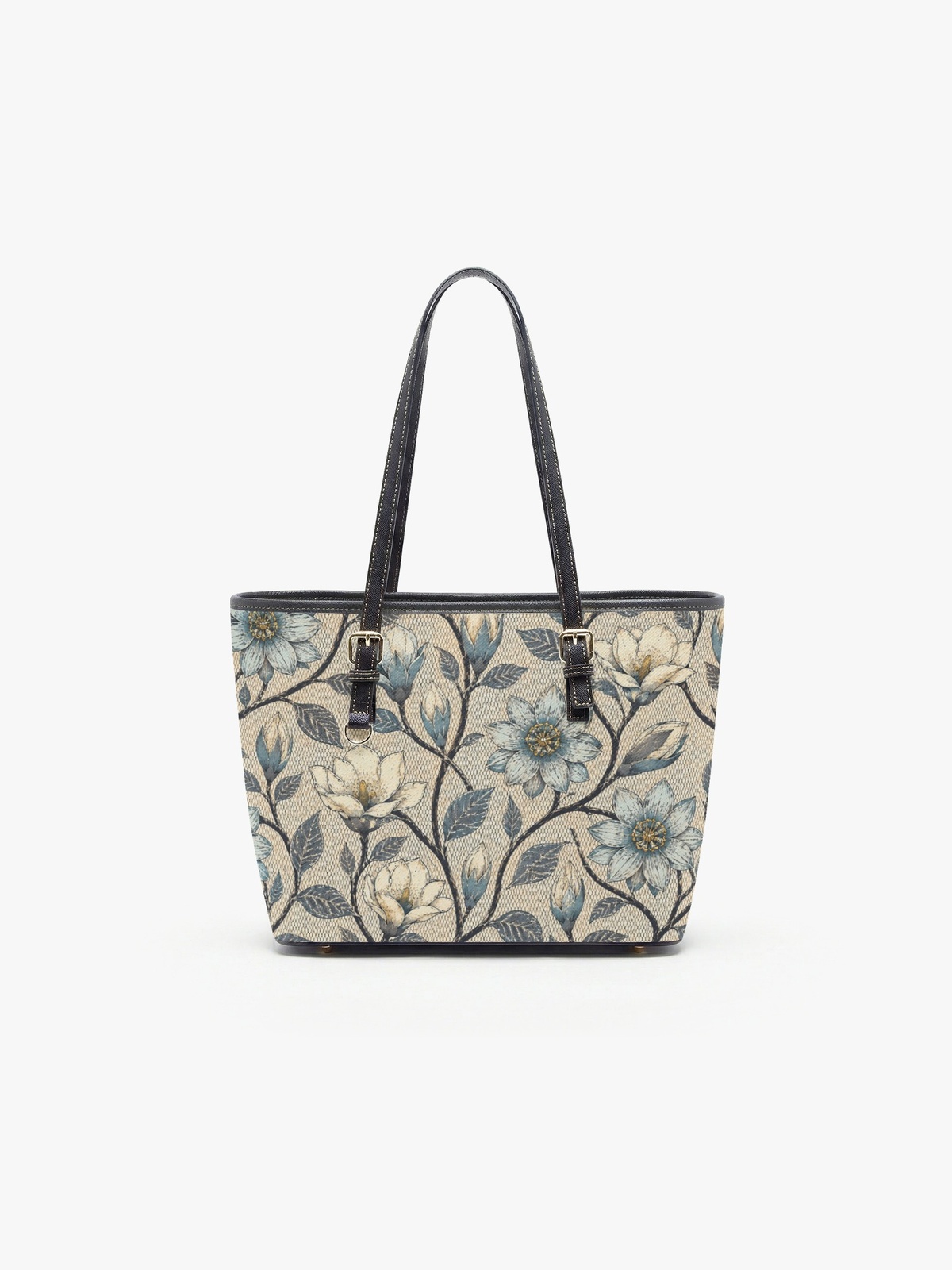 Leaf Print Large Capacity Shoulder Bag