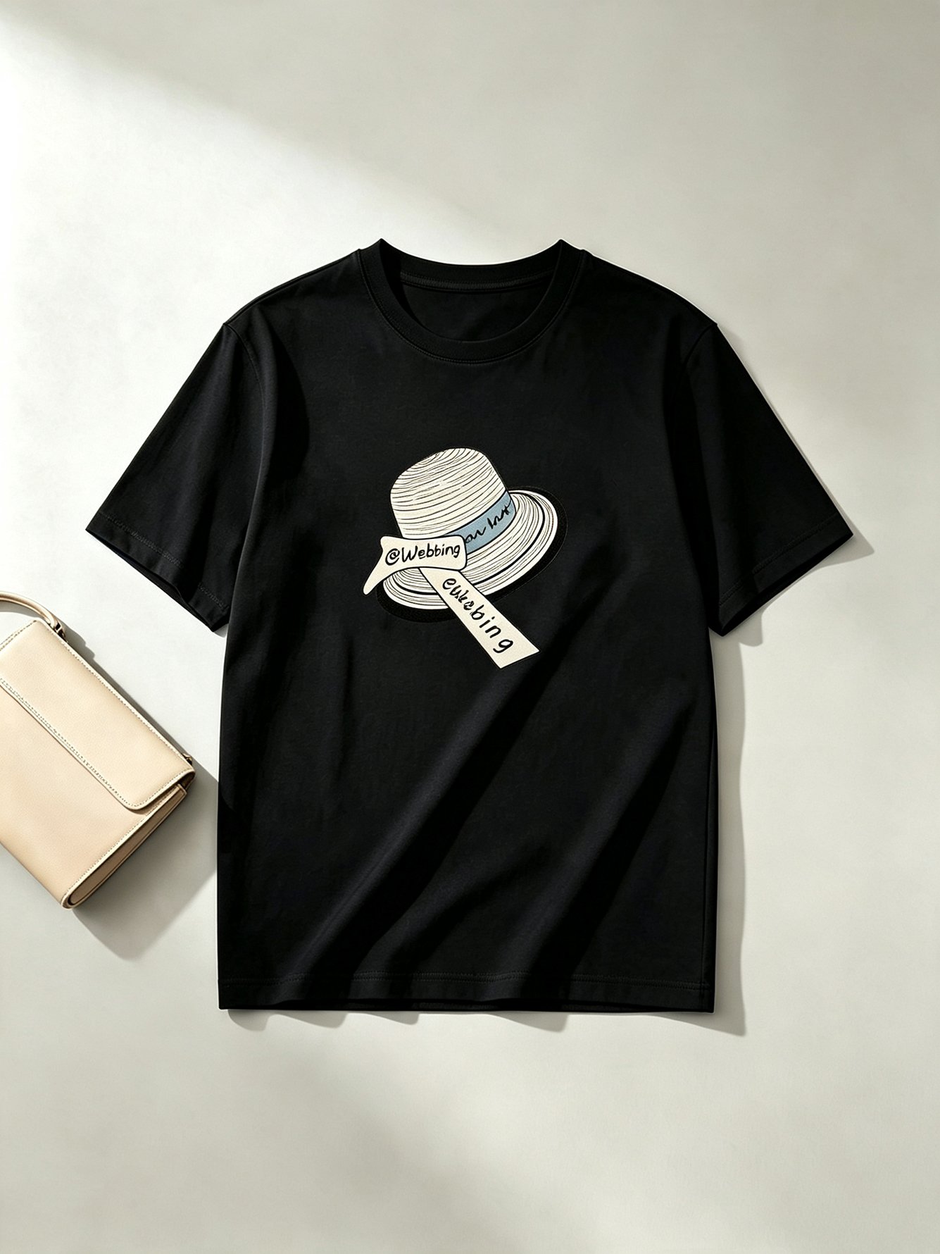 Black Graphic Print Cotton Regular Fit T-Shirt