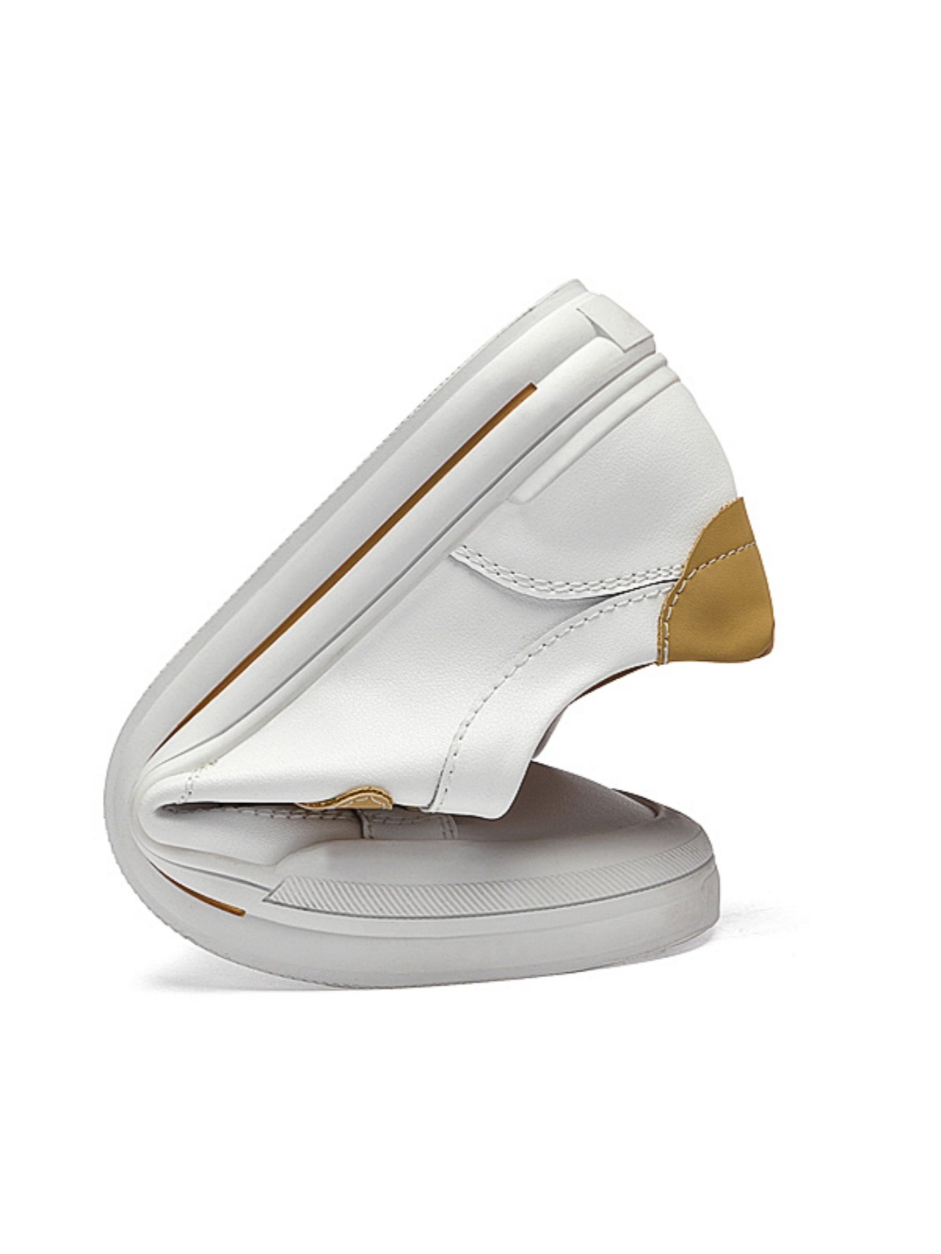 Low Cut Faux Leather Comfortable Versatile Board Shoes
