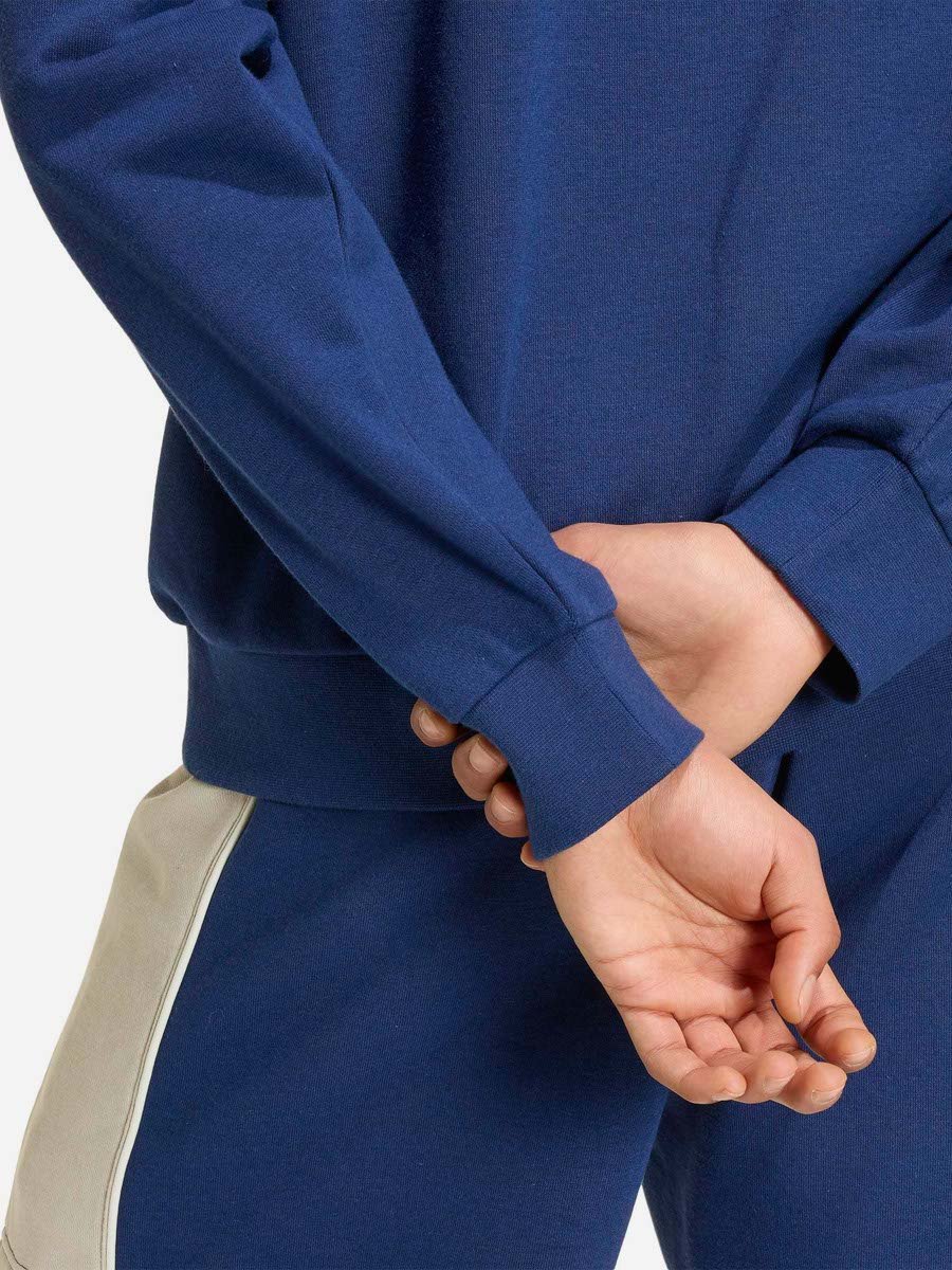 سويت شيرت فرينش تيري سيزونال إسينشالز كوليجيت بياقة دائرية أزرق