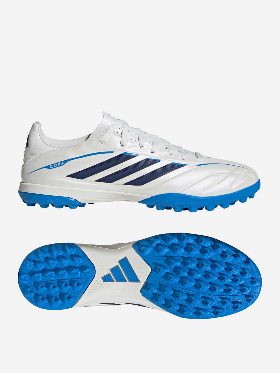 White Copa Pure IV Club Turf Football Shoes