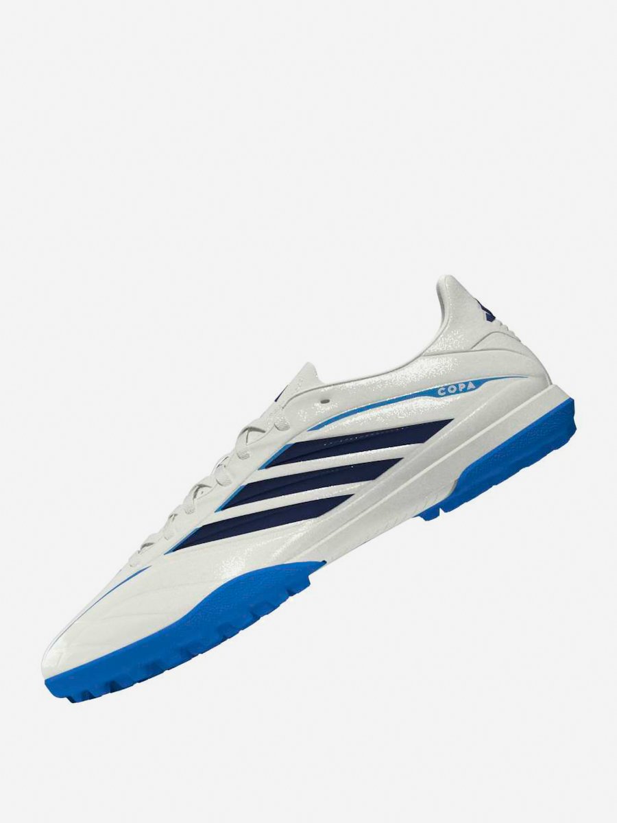 White Copa Pure IV Club Turf Football Shoes