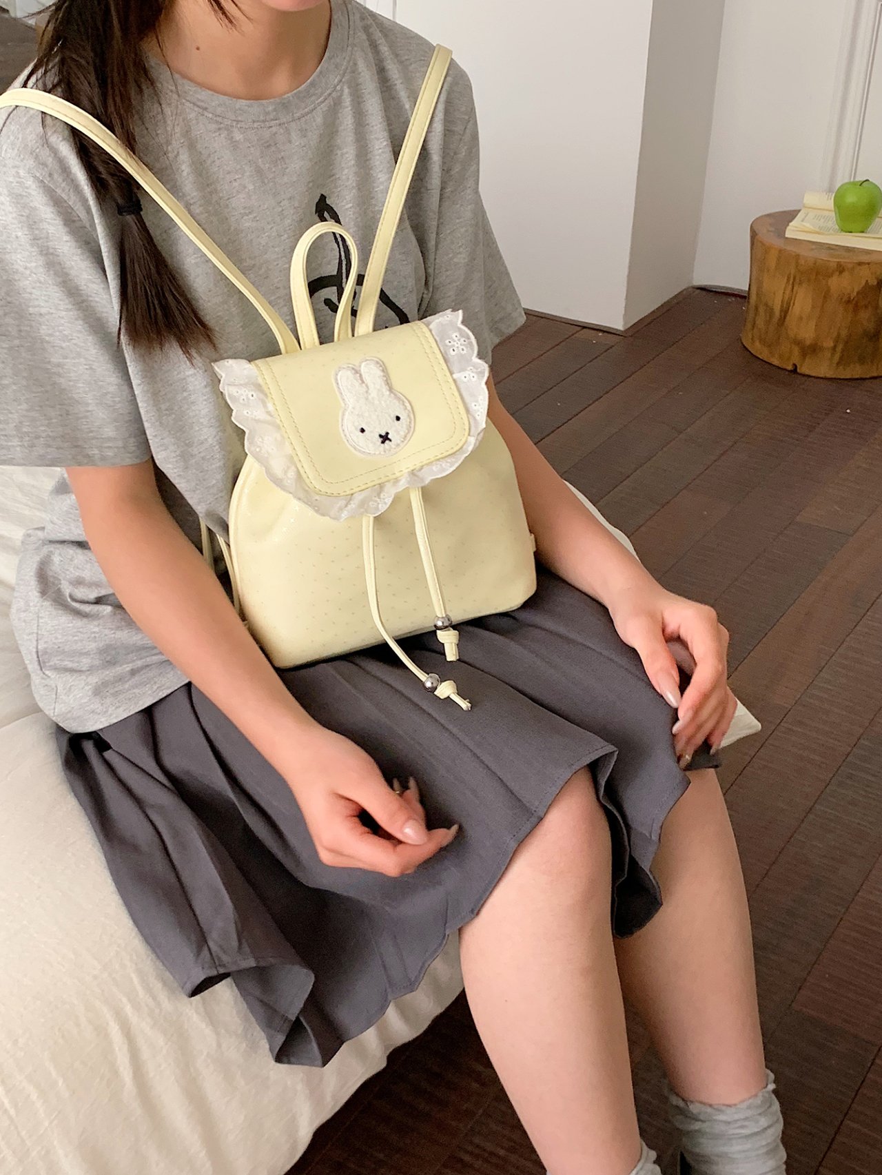 Yellow Bunny Mini Backpack 