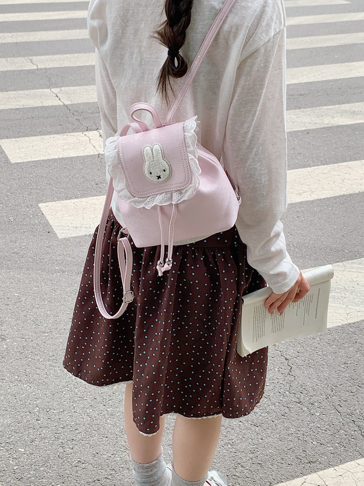 Pink Bunny Mini Backpack 