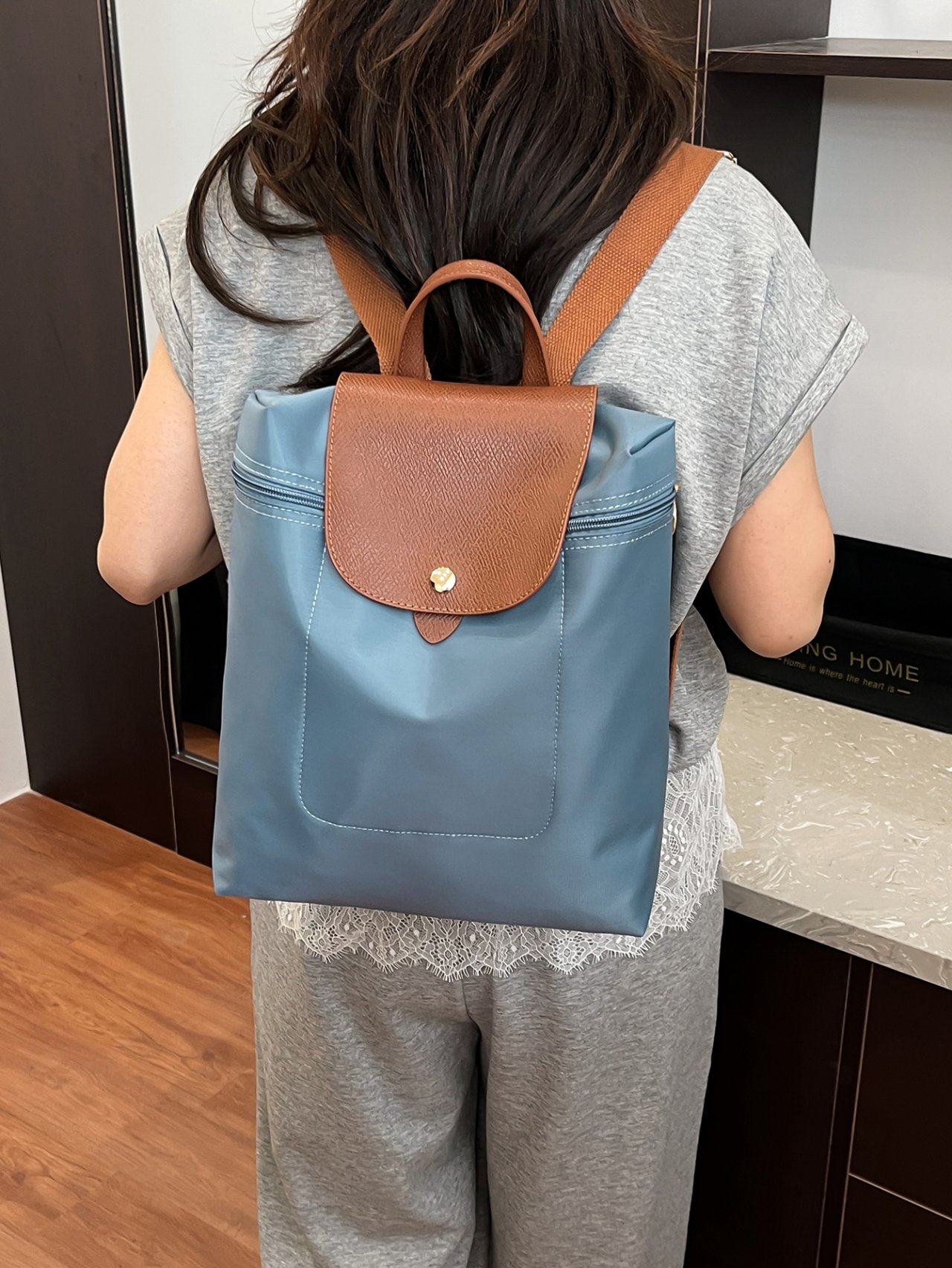 Blue Convertible Backpack 
