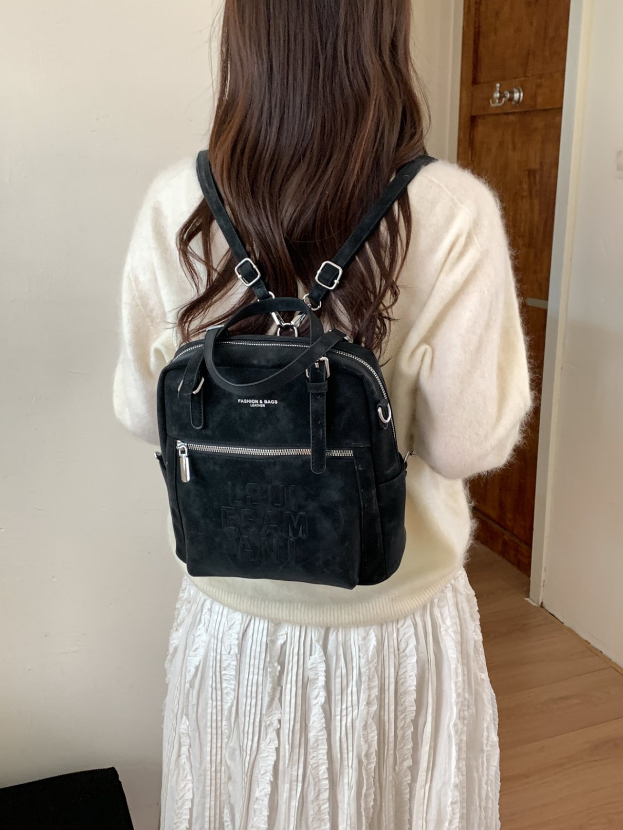 Black Mini Backpack