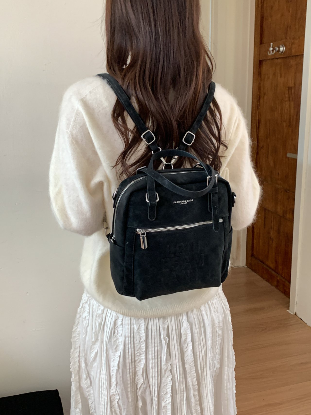 Black Mini Backpack