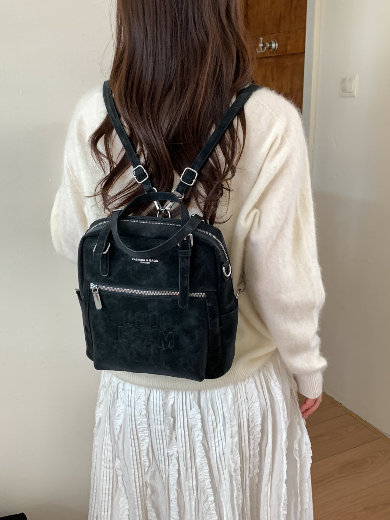 Black Mini Backpack