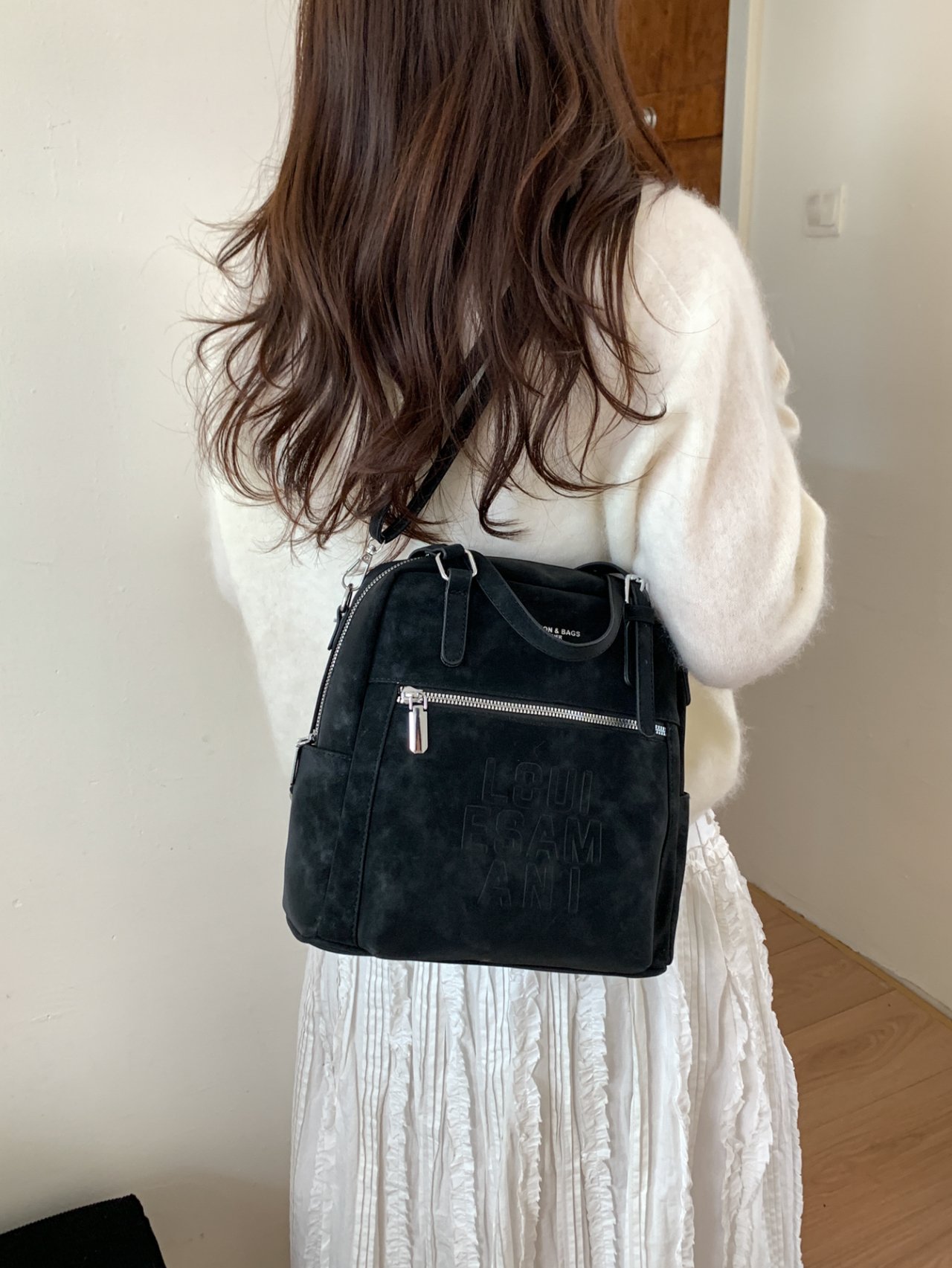 Black Mini Backpack