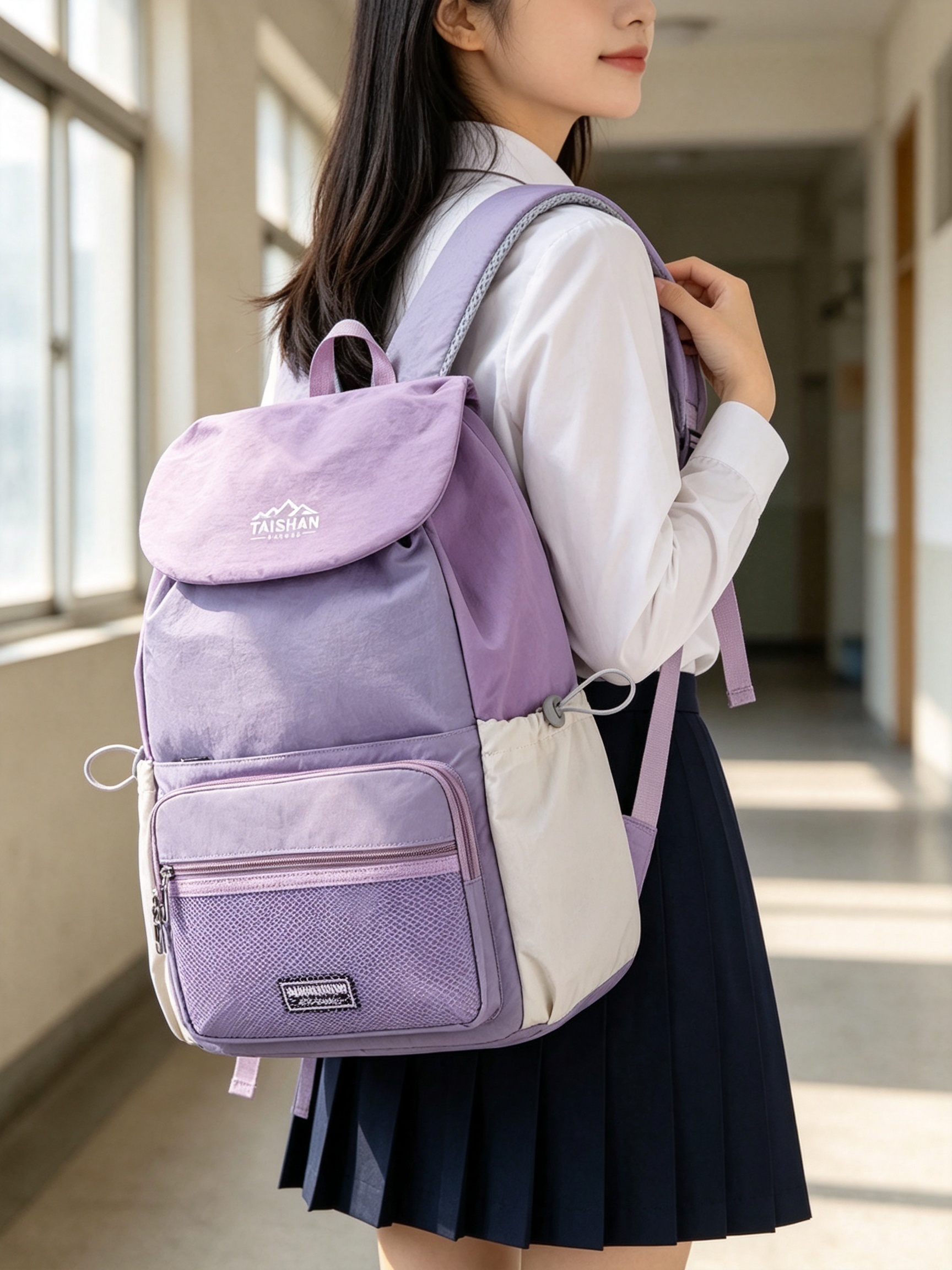 White Plain Backpack