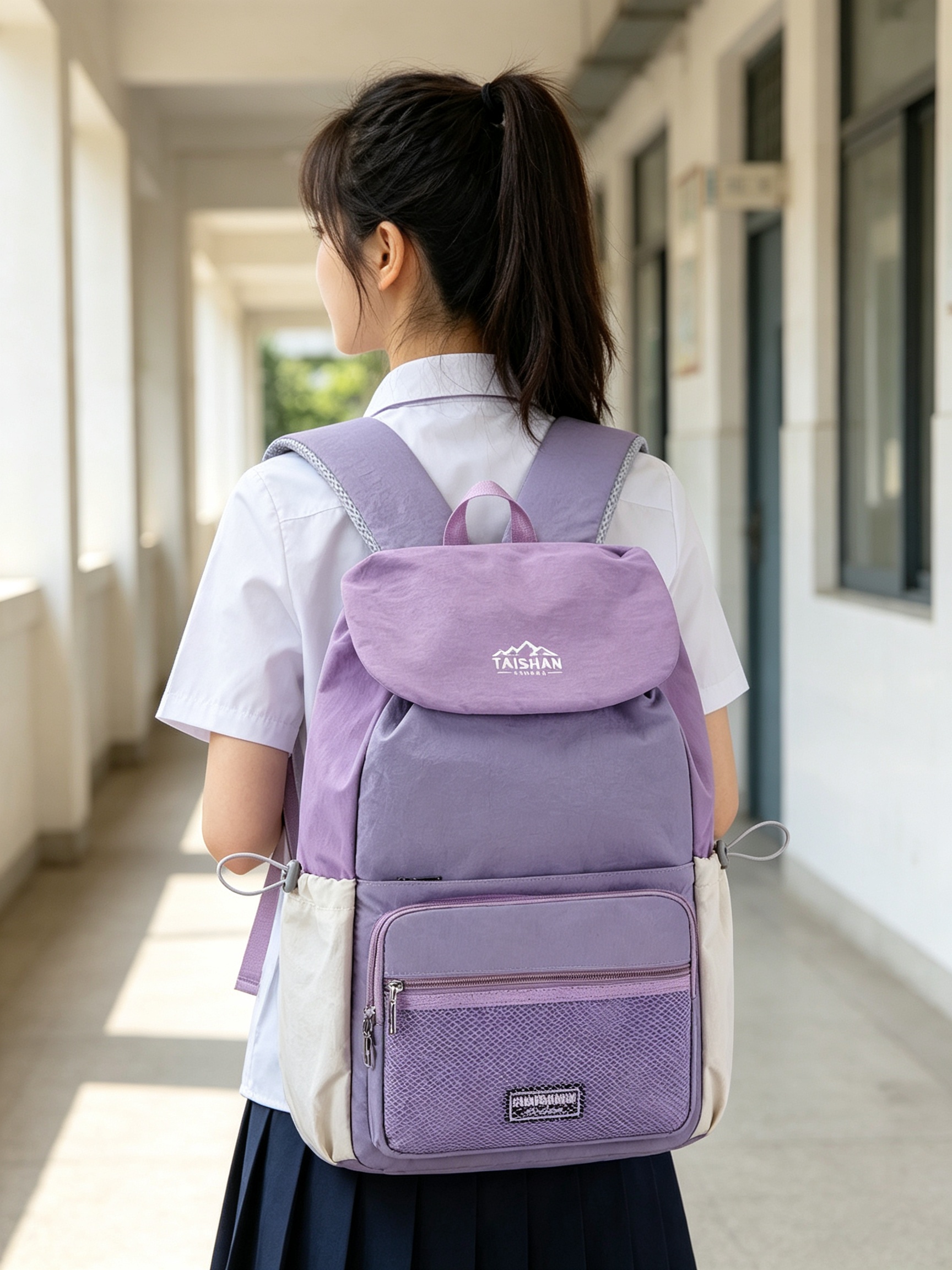 White Plain Backpack