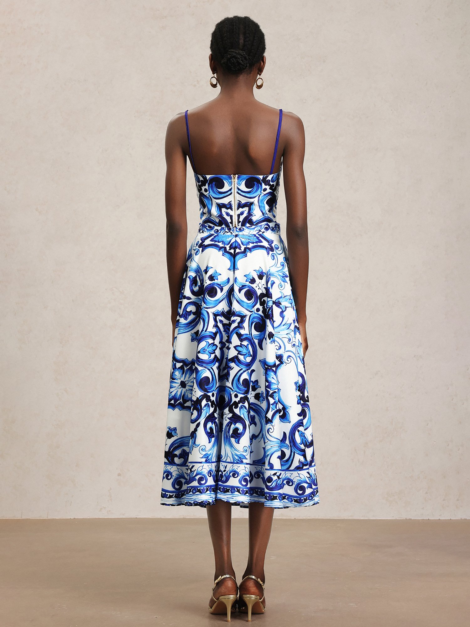 Multi-Color Floral Mediterranean Co-Ord Set