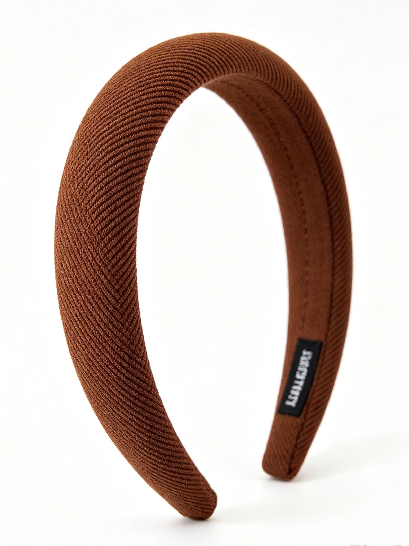 Brown Ribbed Headband