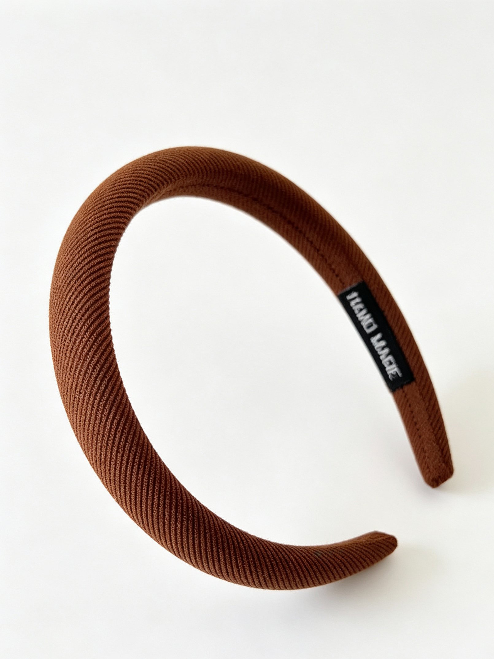 Brown Ribbed Headband