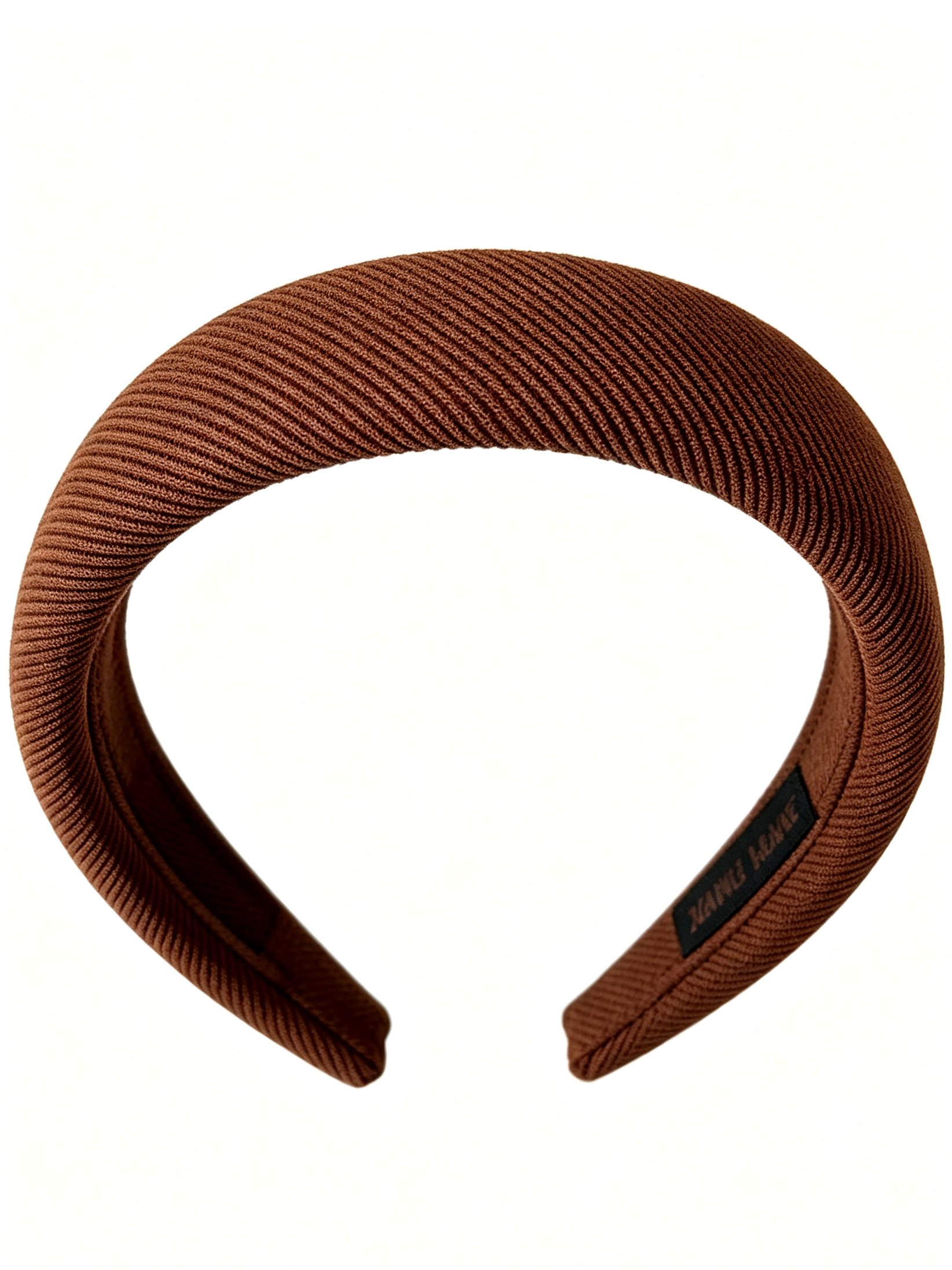 Brown Ribbed Headband