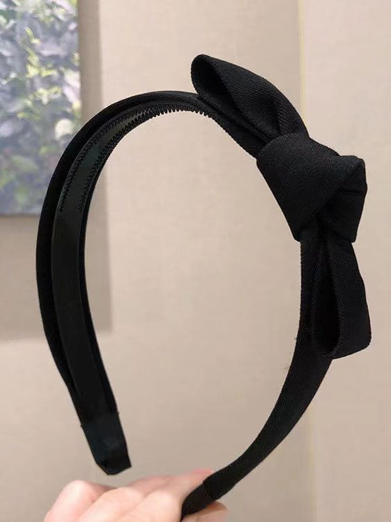 Black Bow Hairband 