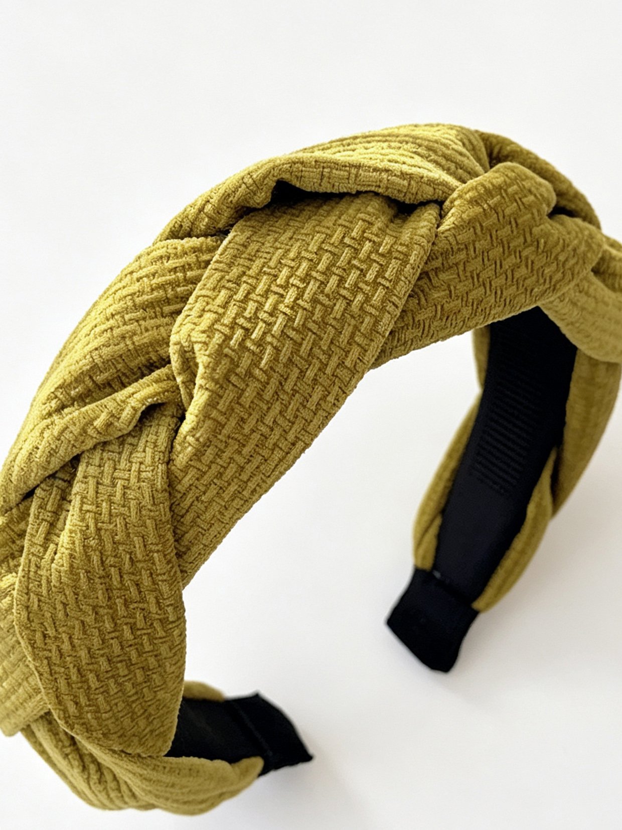 Green Woven Knot Headband
