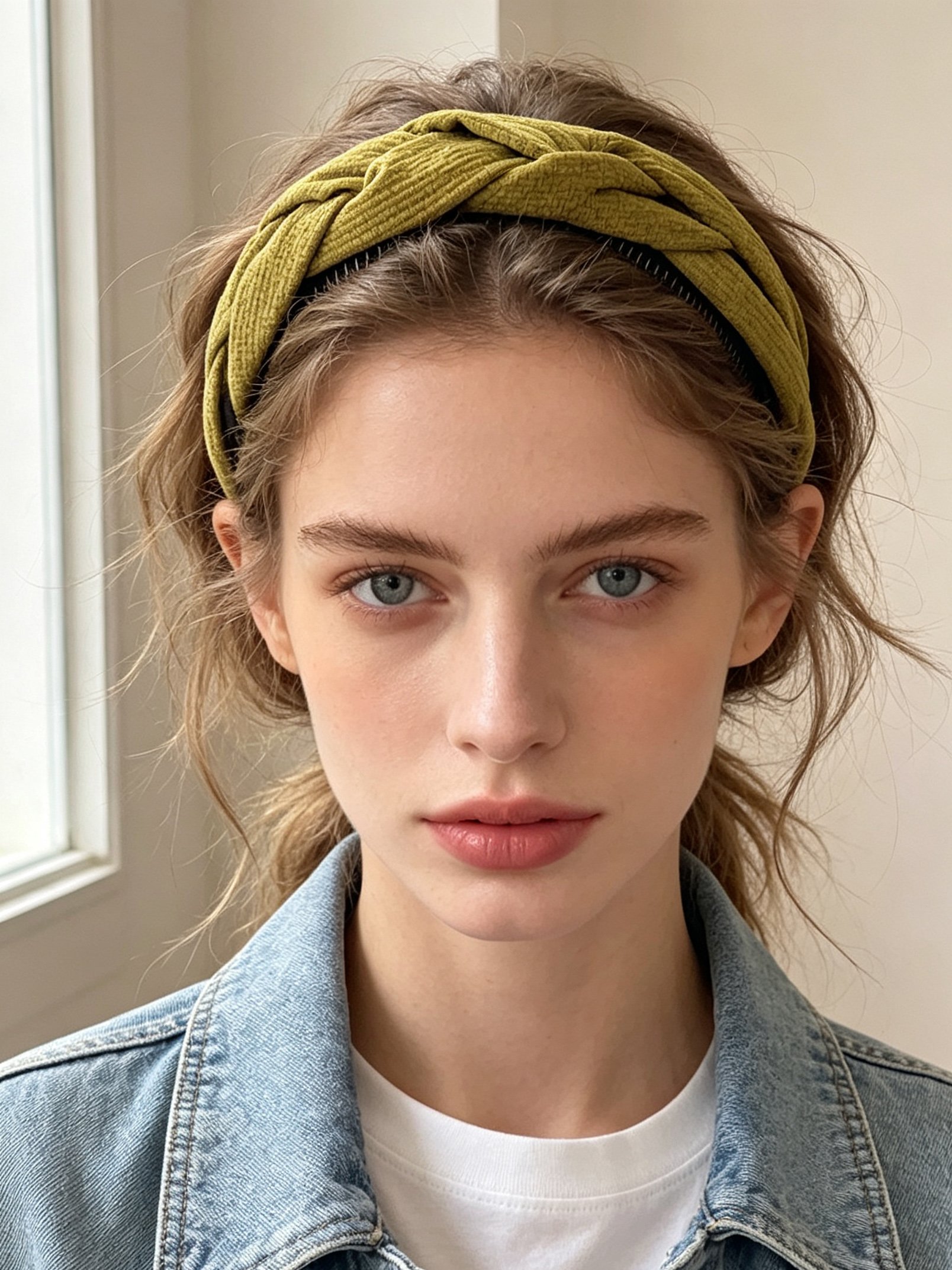Green Woven Knot Headband