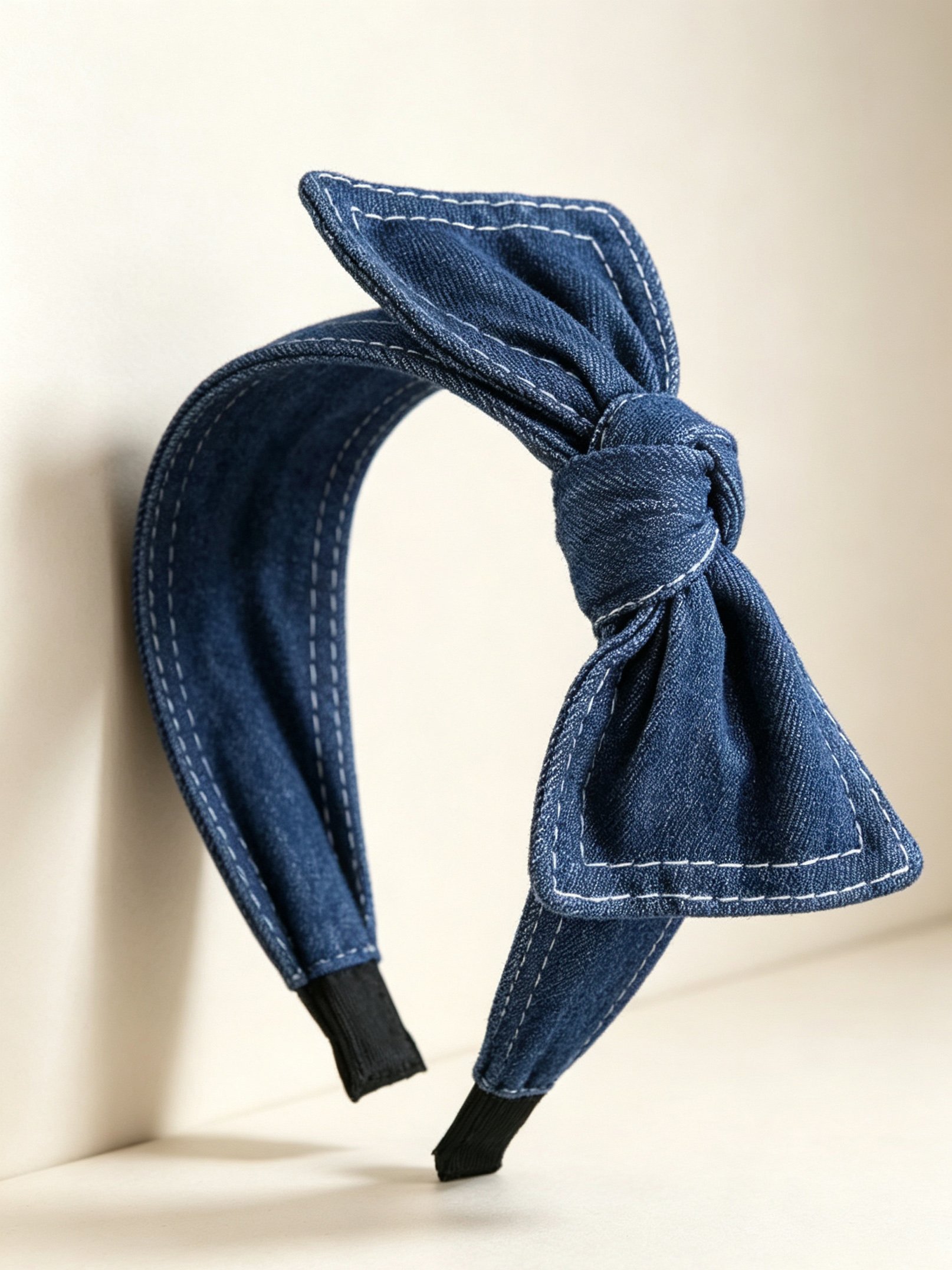 Denim Knot Headband 
