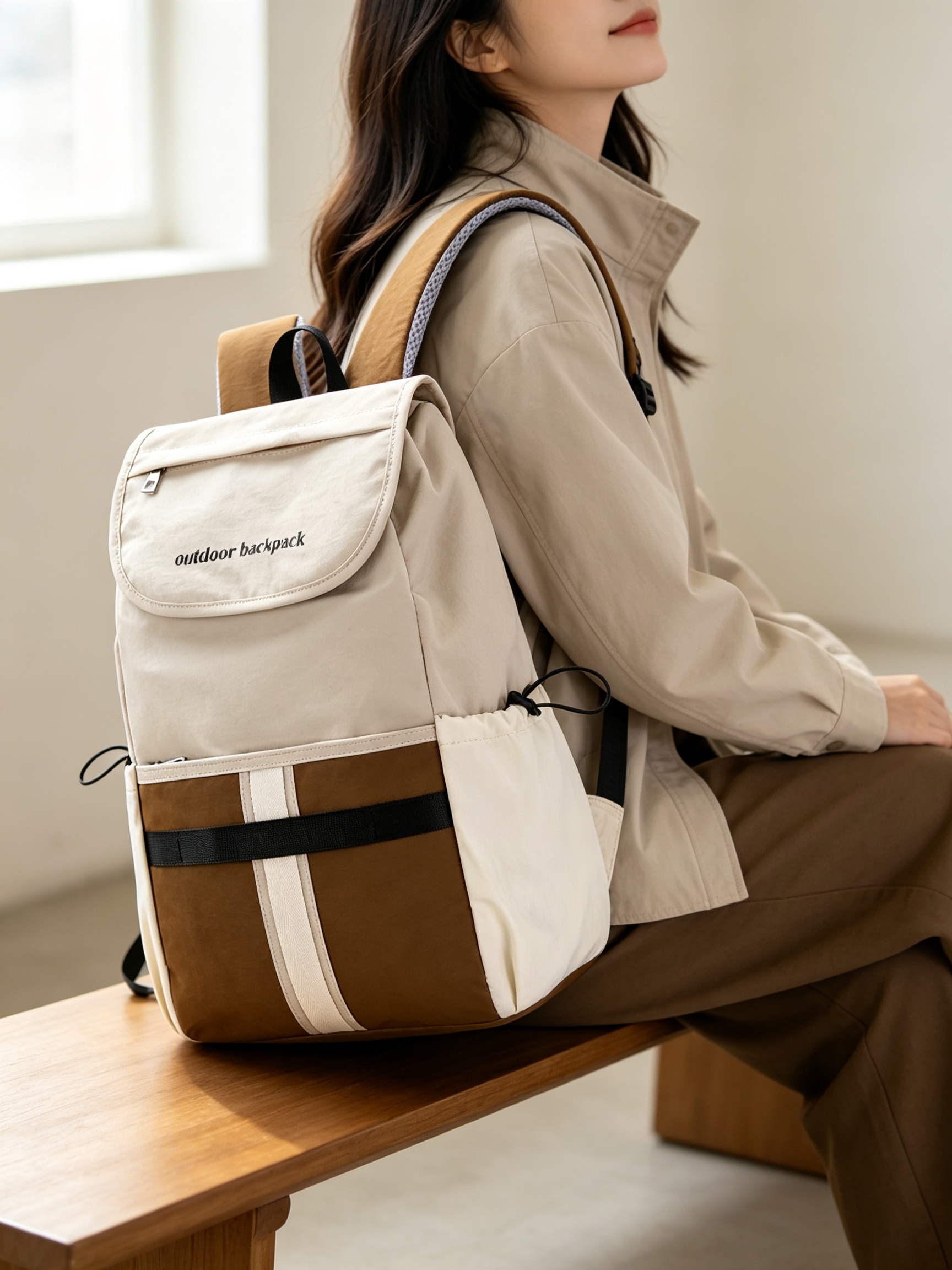 Off-White Plain Backpack
